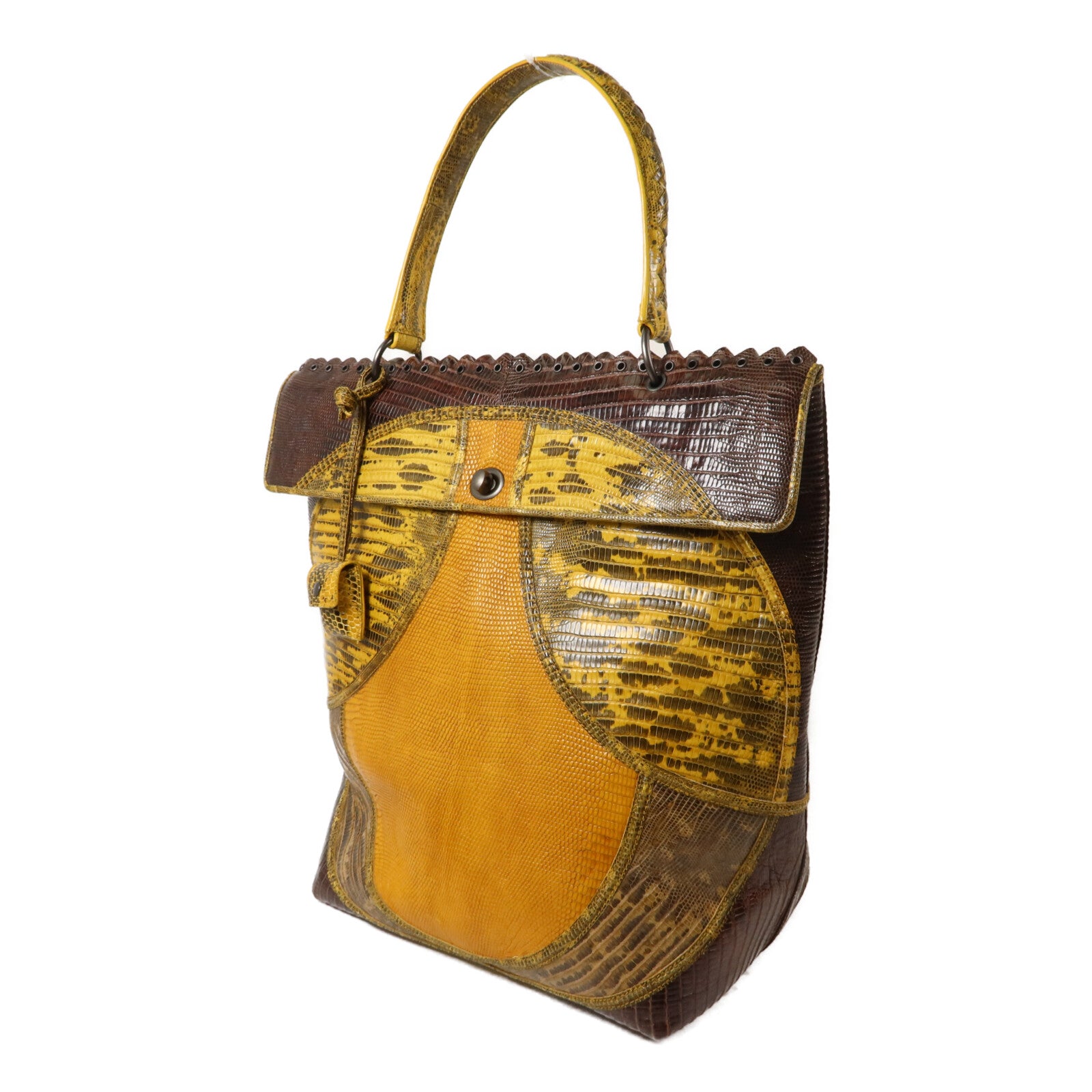 BOTTEGA VENETA 鱷魚皮革/蜥蝪皮革Prezioso肩背袋