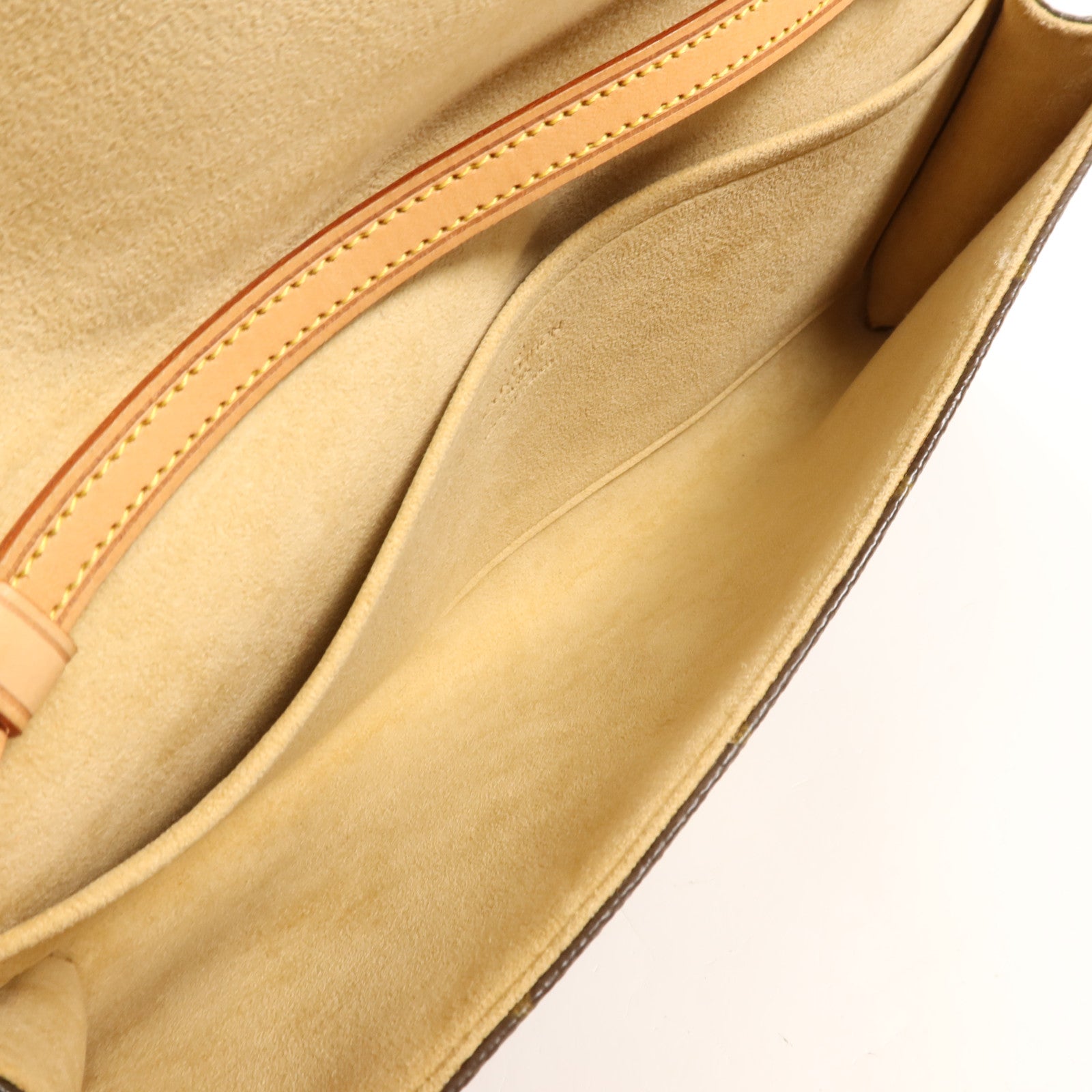 LOUIS VUITTON Monogram Pochette Twin GM金扣肩背袋