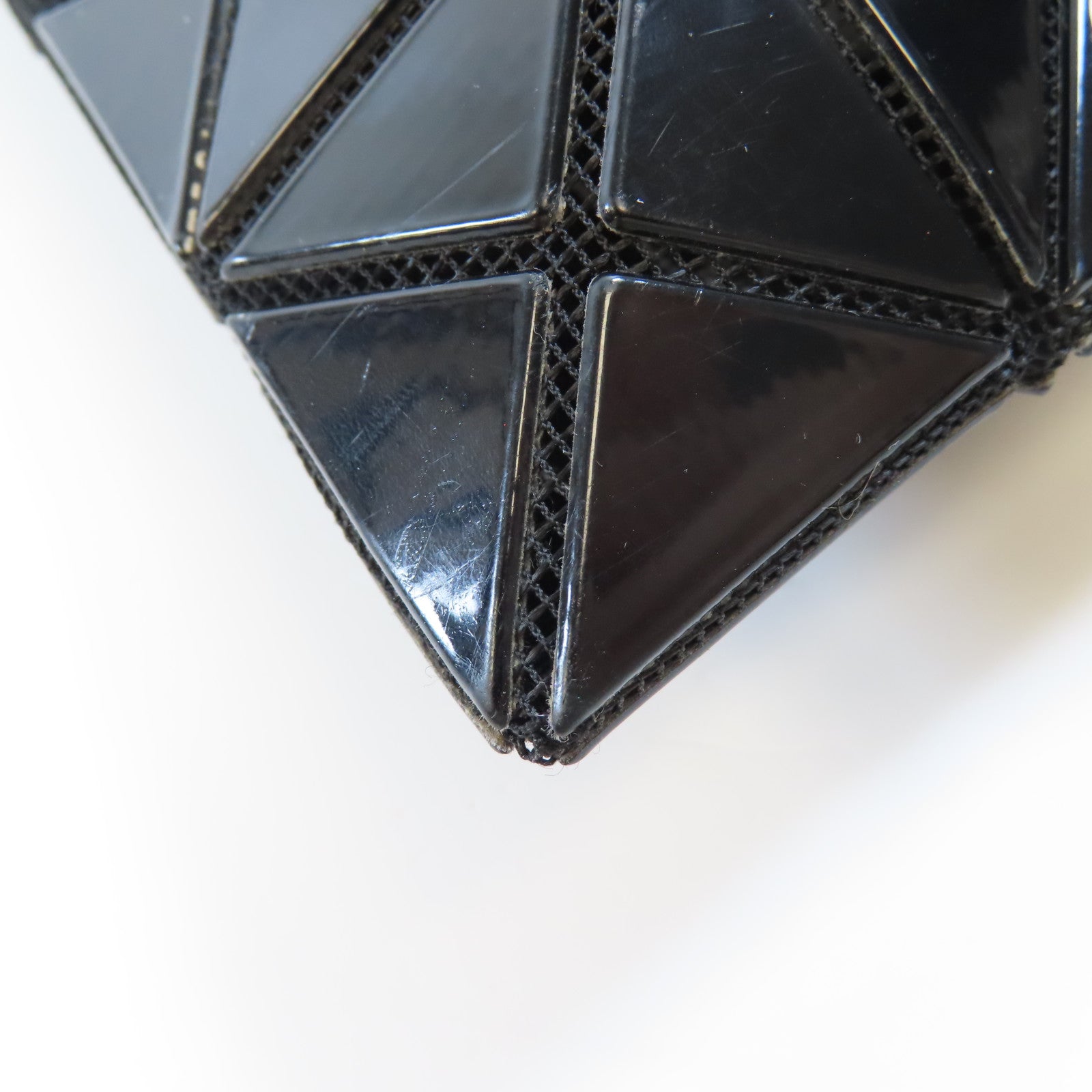 BAO BAO ISSEYMIYAKE PVC Shoulder Bag手挽袋黑色