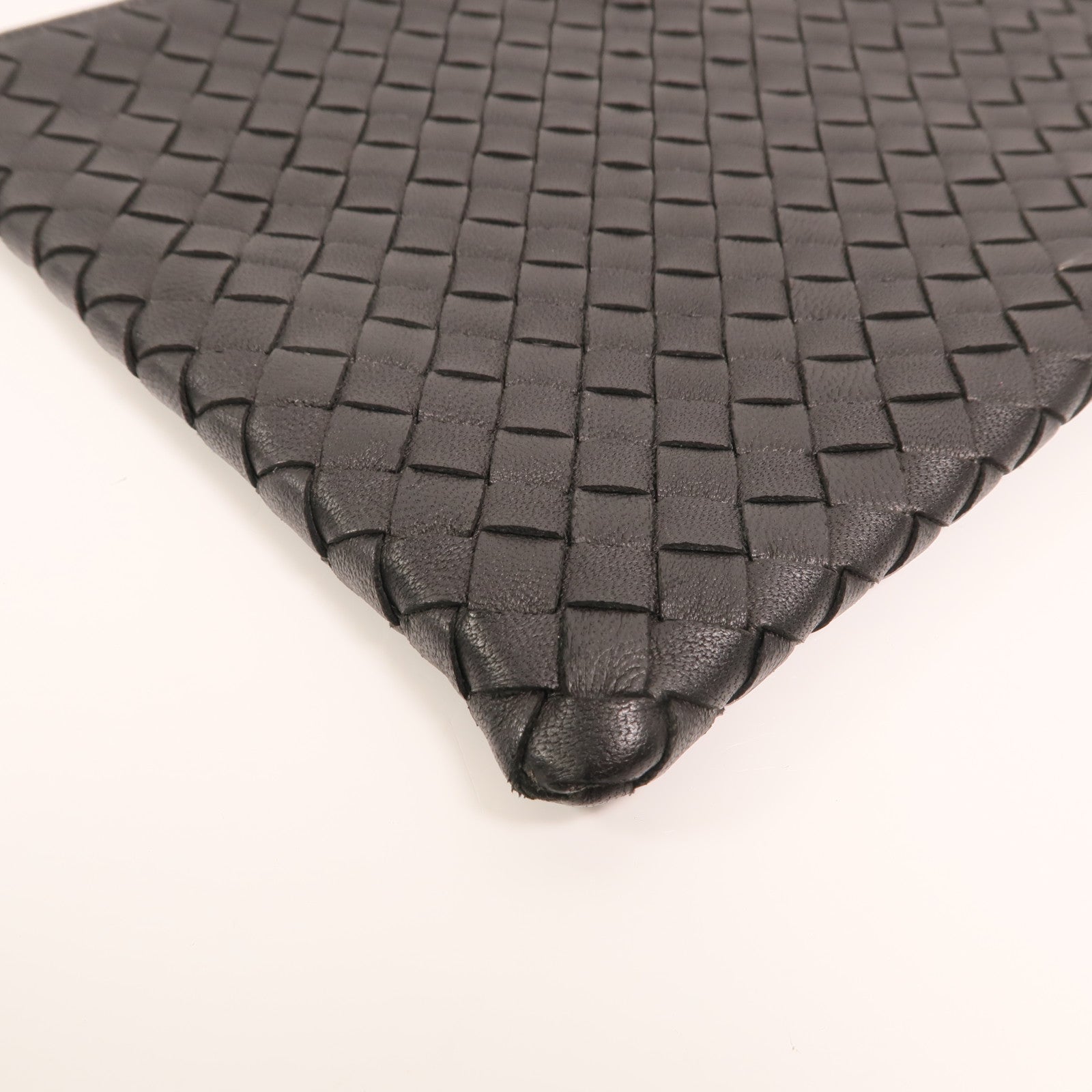 BOTTEGA VENETA 牛皮皮革Clutch銀扣手拿包