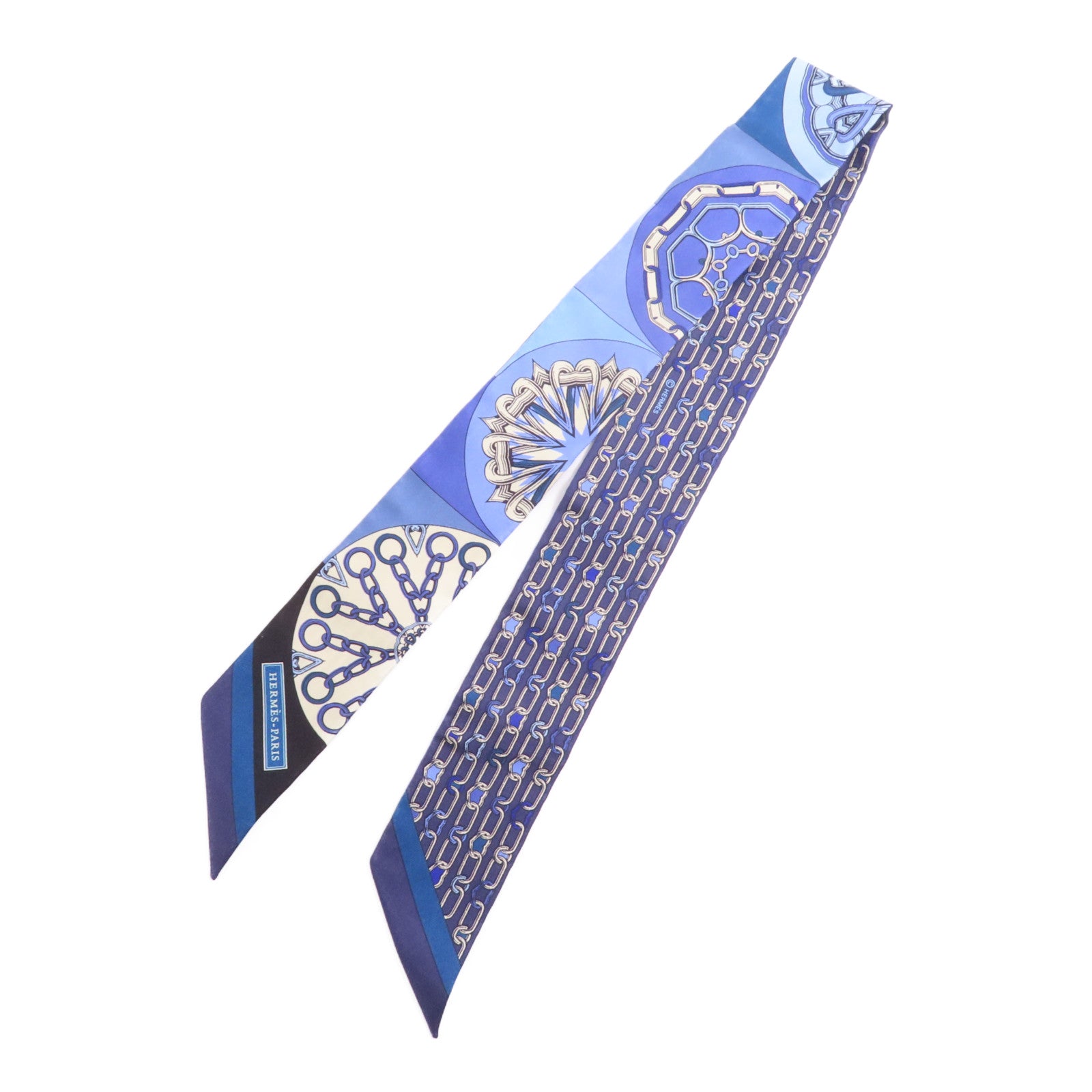 HERMES 絲質Twilly絲巾