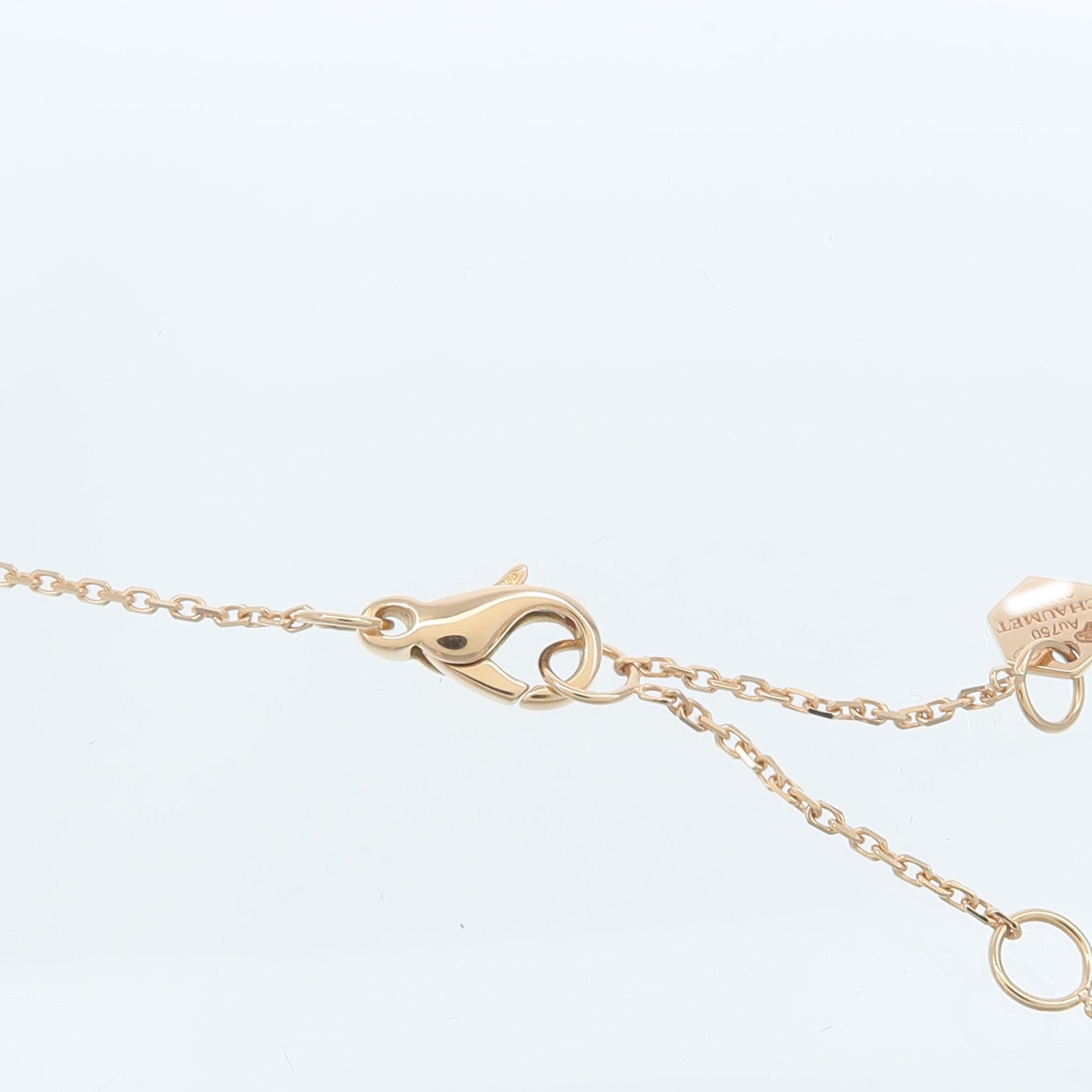 Chaumet 18K玫瑰金Bee de Chaumet鑽石項鍊