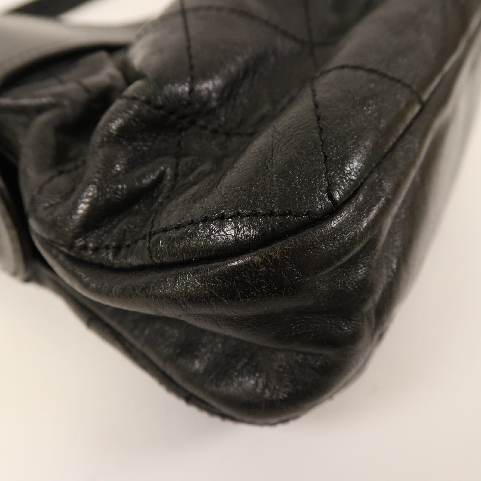 CHANEL 【激減優惠】牛皮皮革Shoulder Bag肩背袋黑色