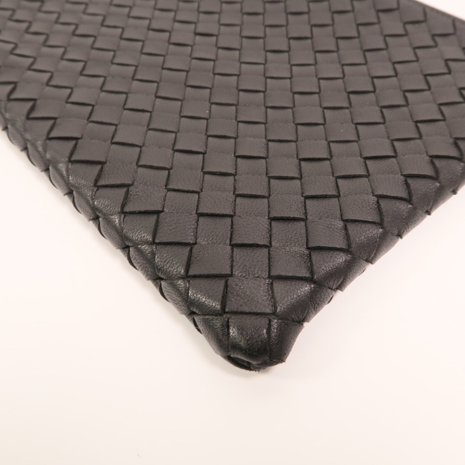 BOTTEGA VENETA 牛皮皮革Clutch銀扣手拿包