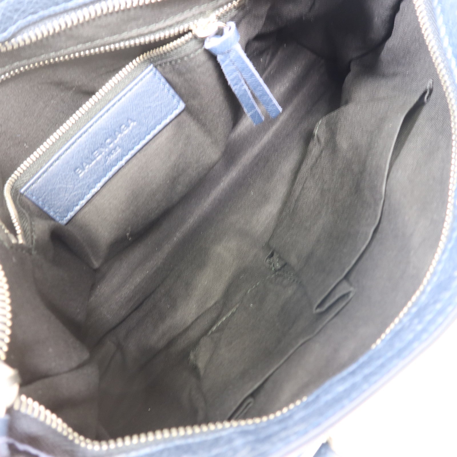 BALENCIAGA 牛皮皮革Nano City銀扣手挽肩背兩用袋