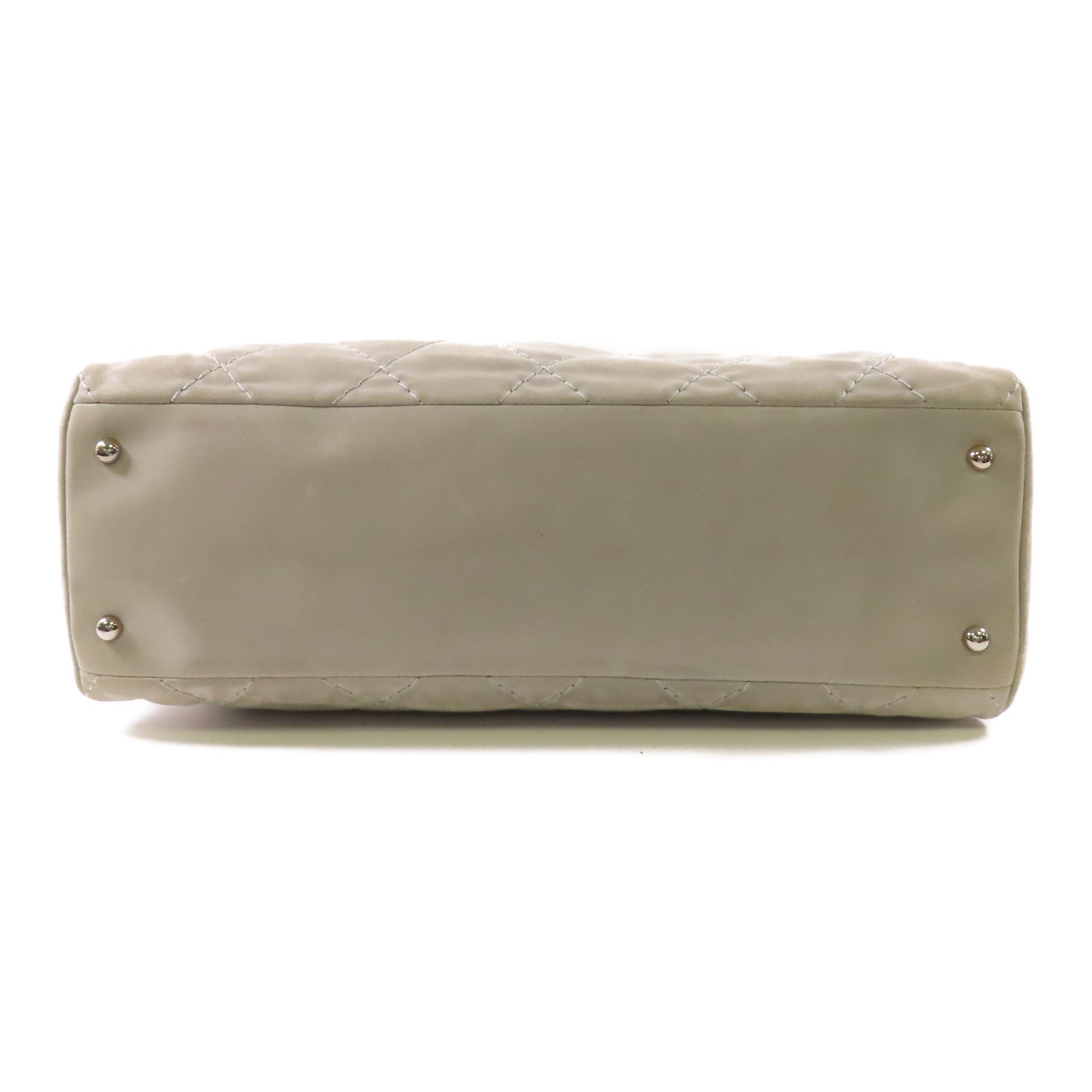 CHANEL 皮革Shoulder Bag銀扣鏈帶肩背袋