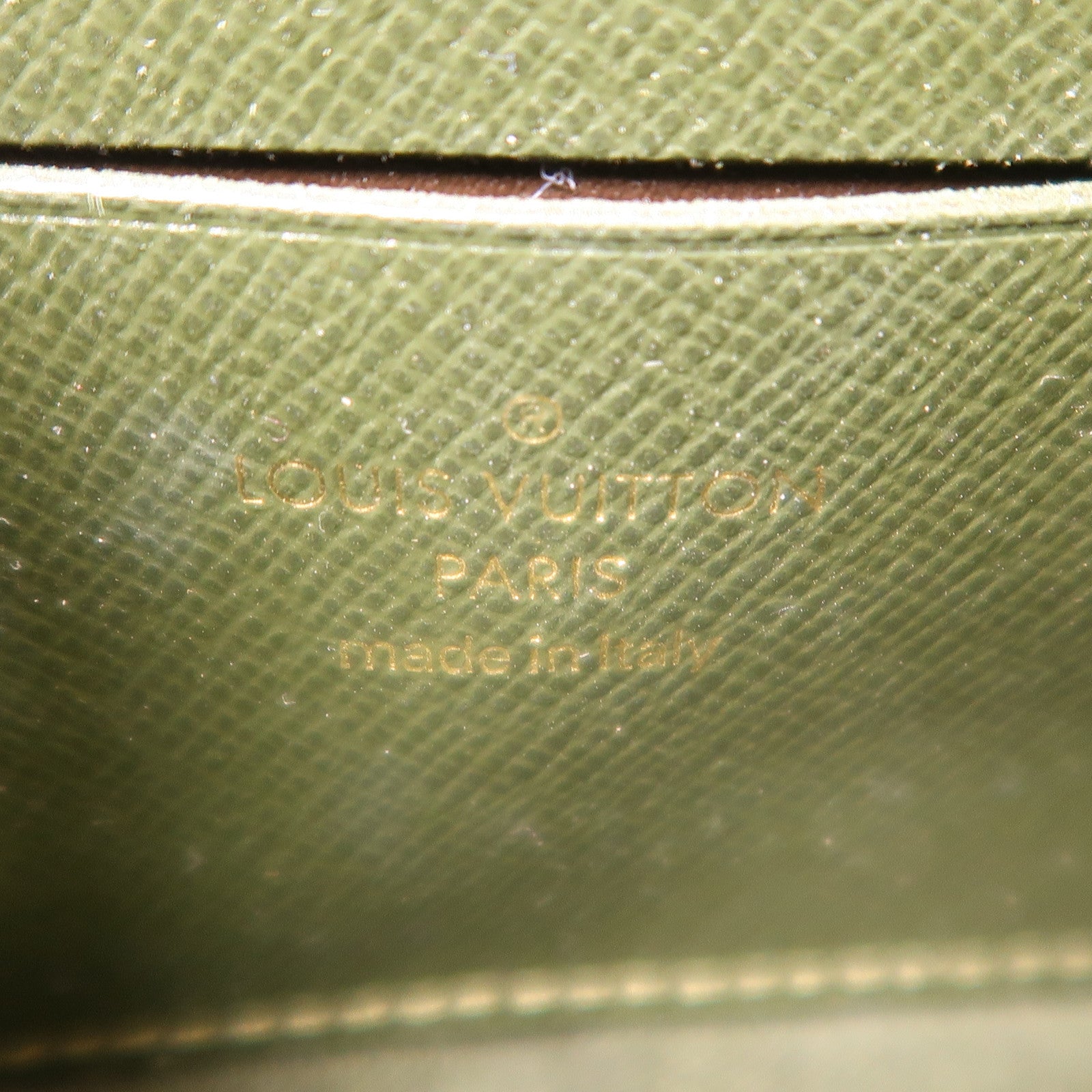 LOUIS VUITTON LV GHW Felicie Strap & Go Shoulder Bag M80091 Monogram Brown/Green