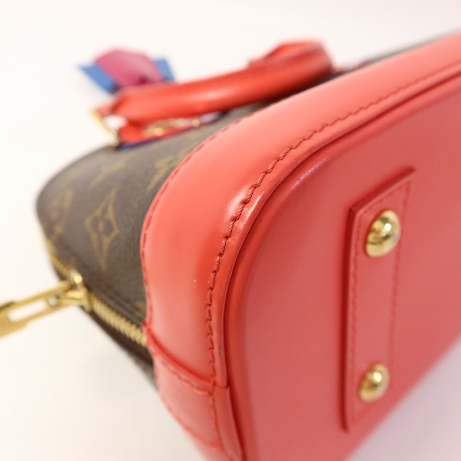 LOUIS VUITTON Monogram Alma BB金扣手挽肩背兩用袋