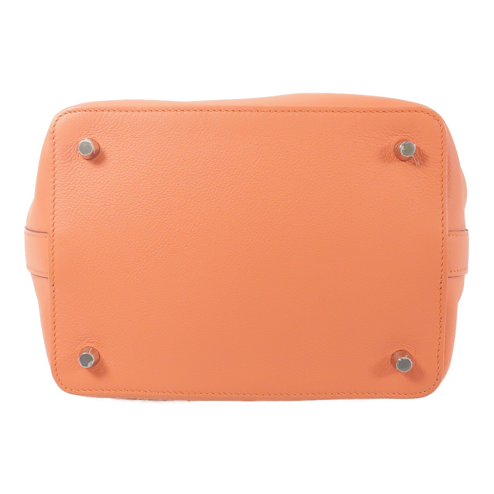 HERMES Evercolor皮革Toolbox 20手挽肩背兩用袋Crevette