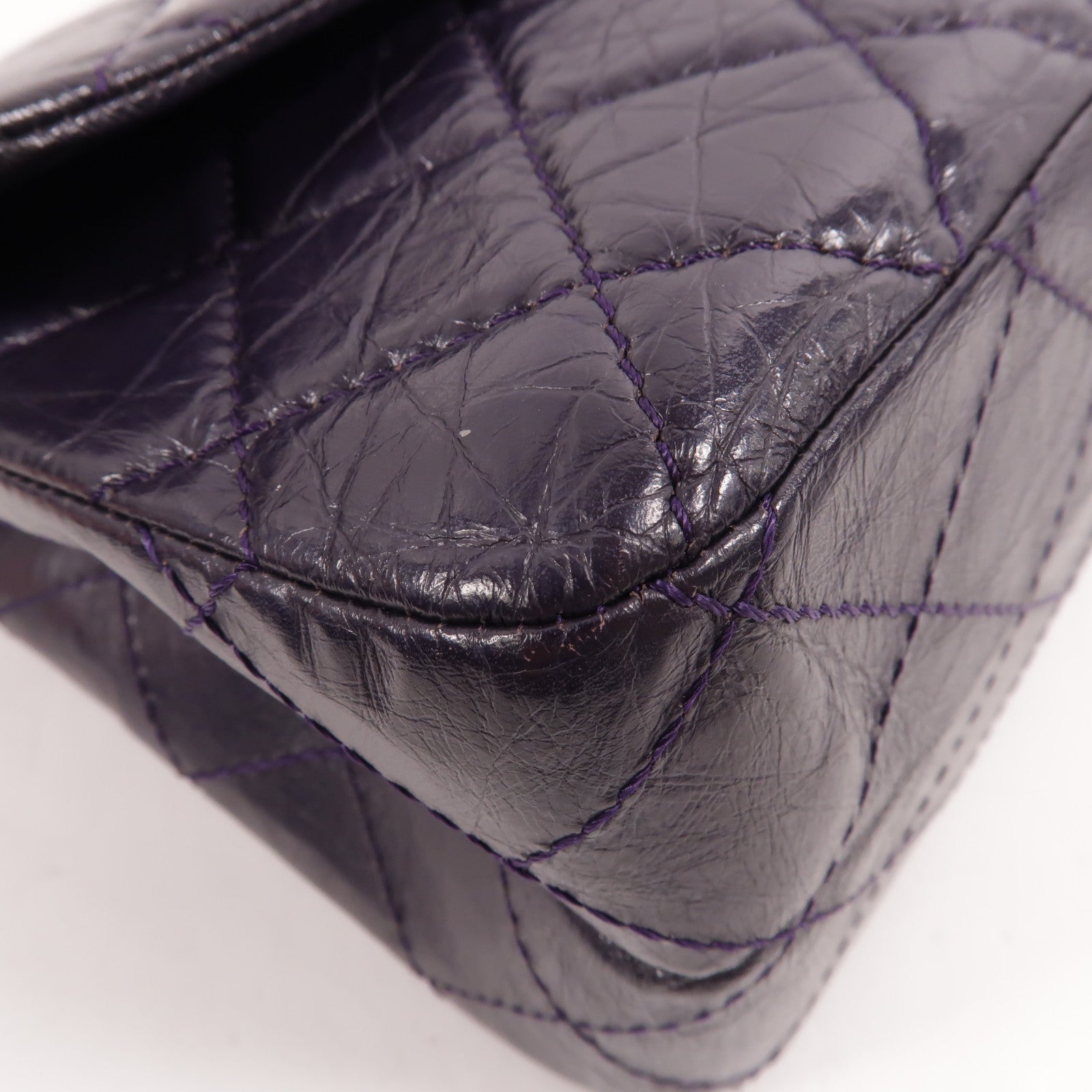 CHANEL 牛皮皮革2.55 Maxi鏈帶肩背袋