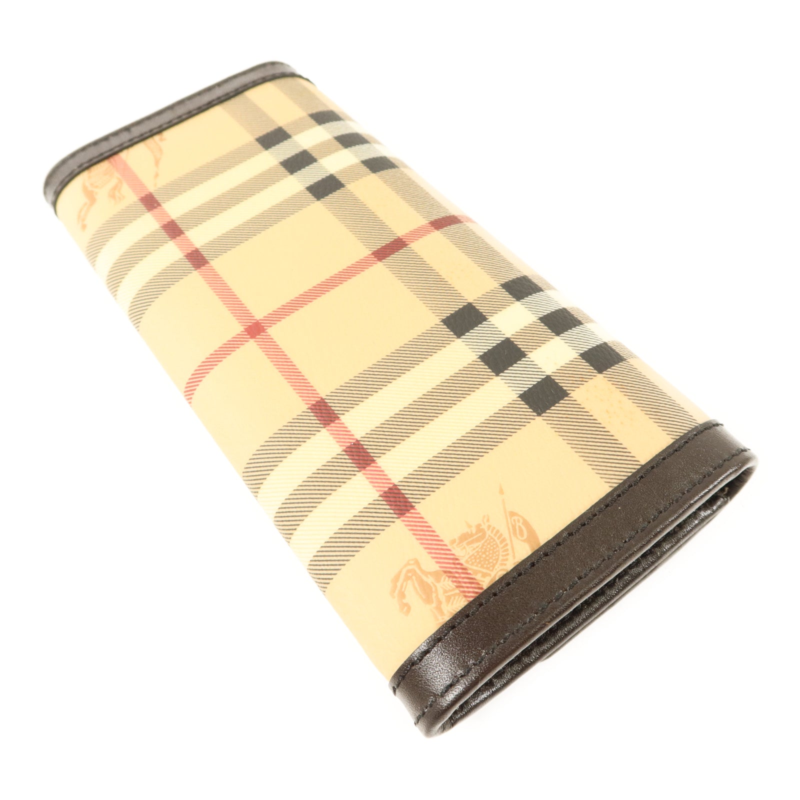 BURBERRY 塗層帆布Long Wallet金扣長錢包
