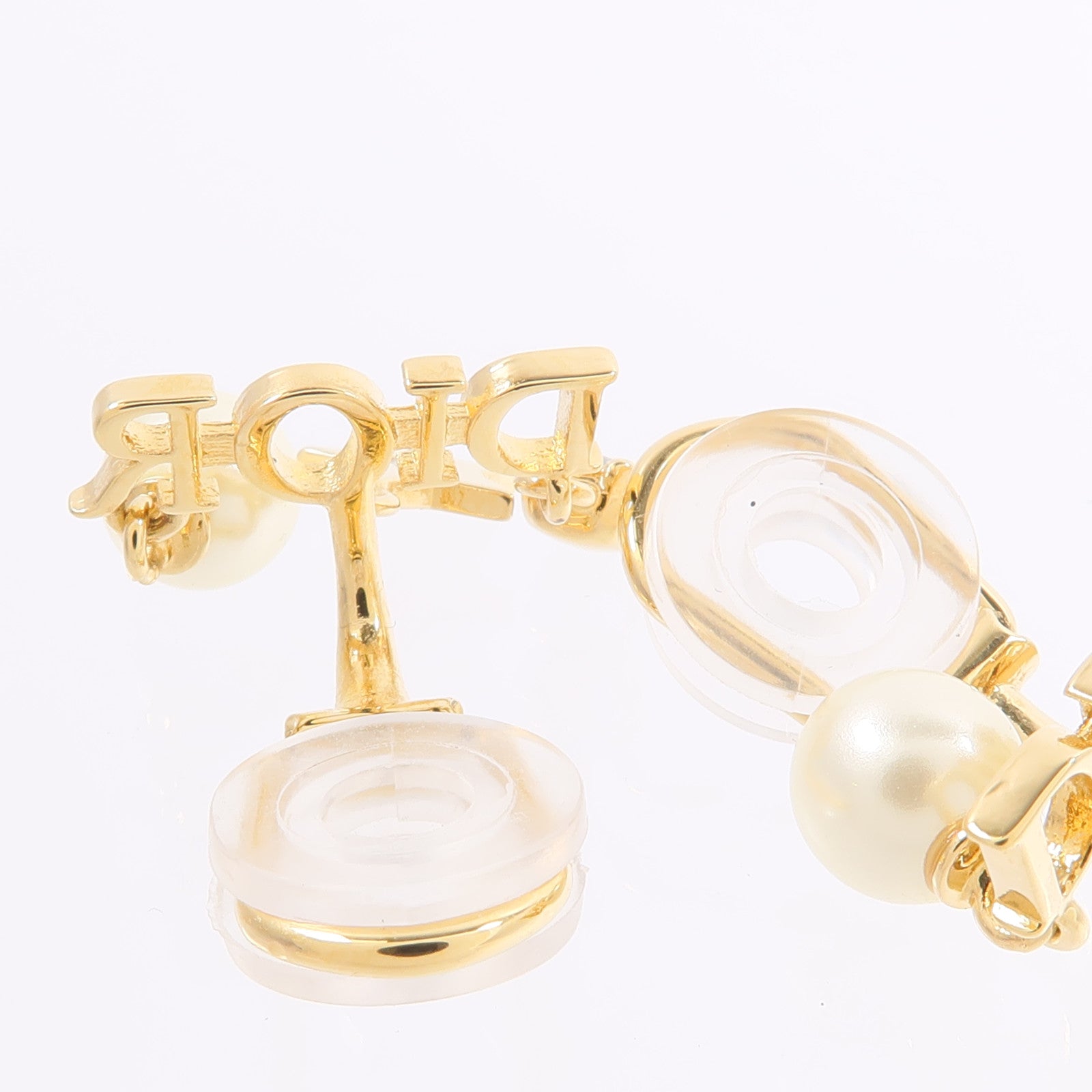 Dior 金屬/樹脂/水晶Evolution Clip-On Earrings耳環