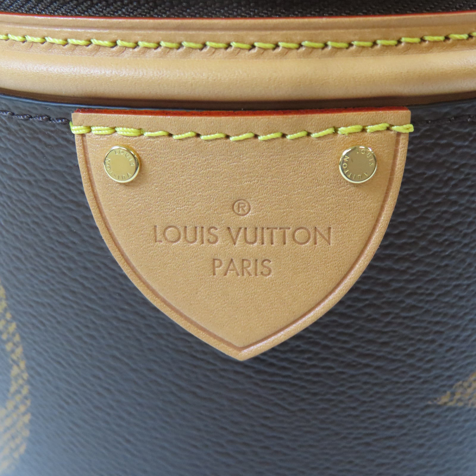 LOUIS VUITTON 【激減優惠】Monogram Giant Cannes金扣手挽肩背兩用袋啡色