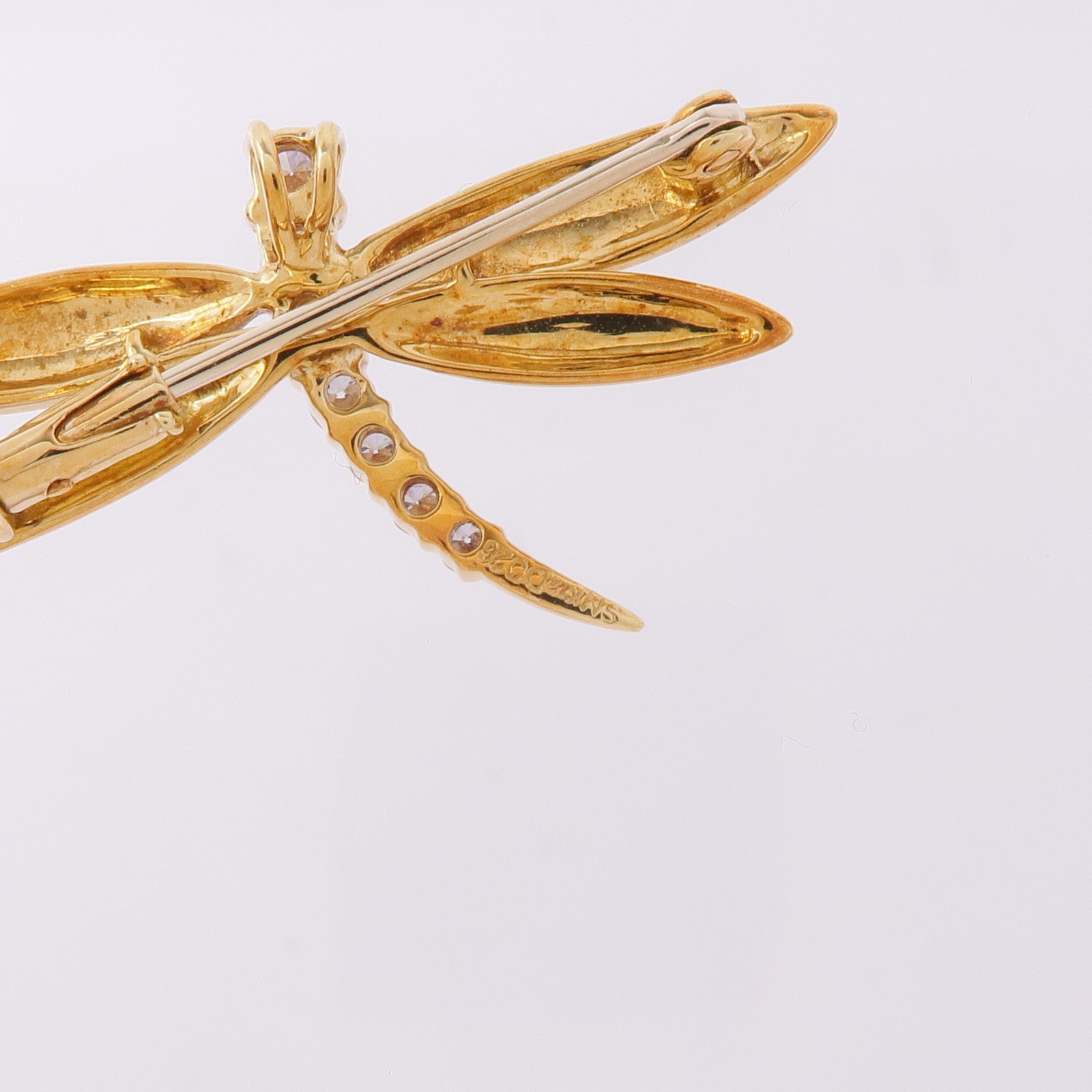 JEWELRY 18K黃金Diamond Brooch鑽石胸針