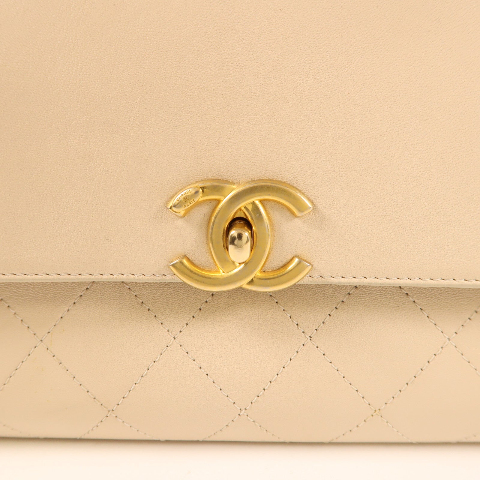 CHANEL 牛皮皮革Coco Luxe金扣手挽肩背兩用袋