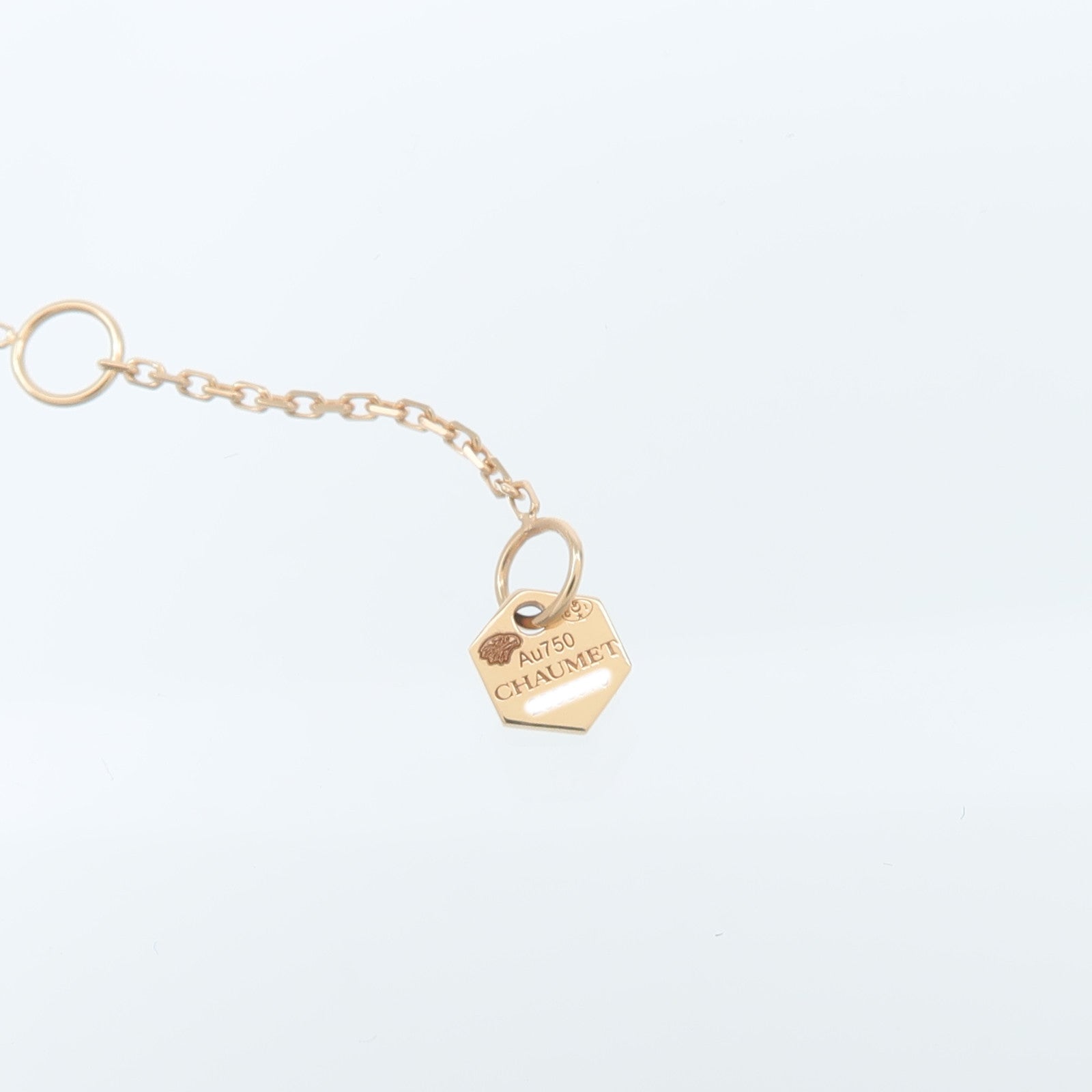Chaumet 18K玫瑰金Bee de Chaumet鑽石項鍊