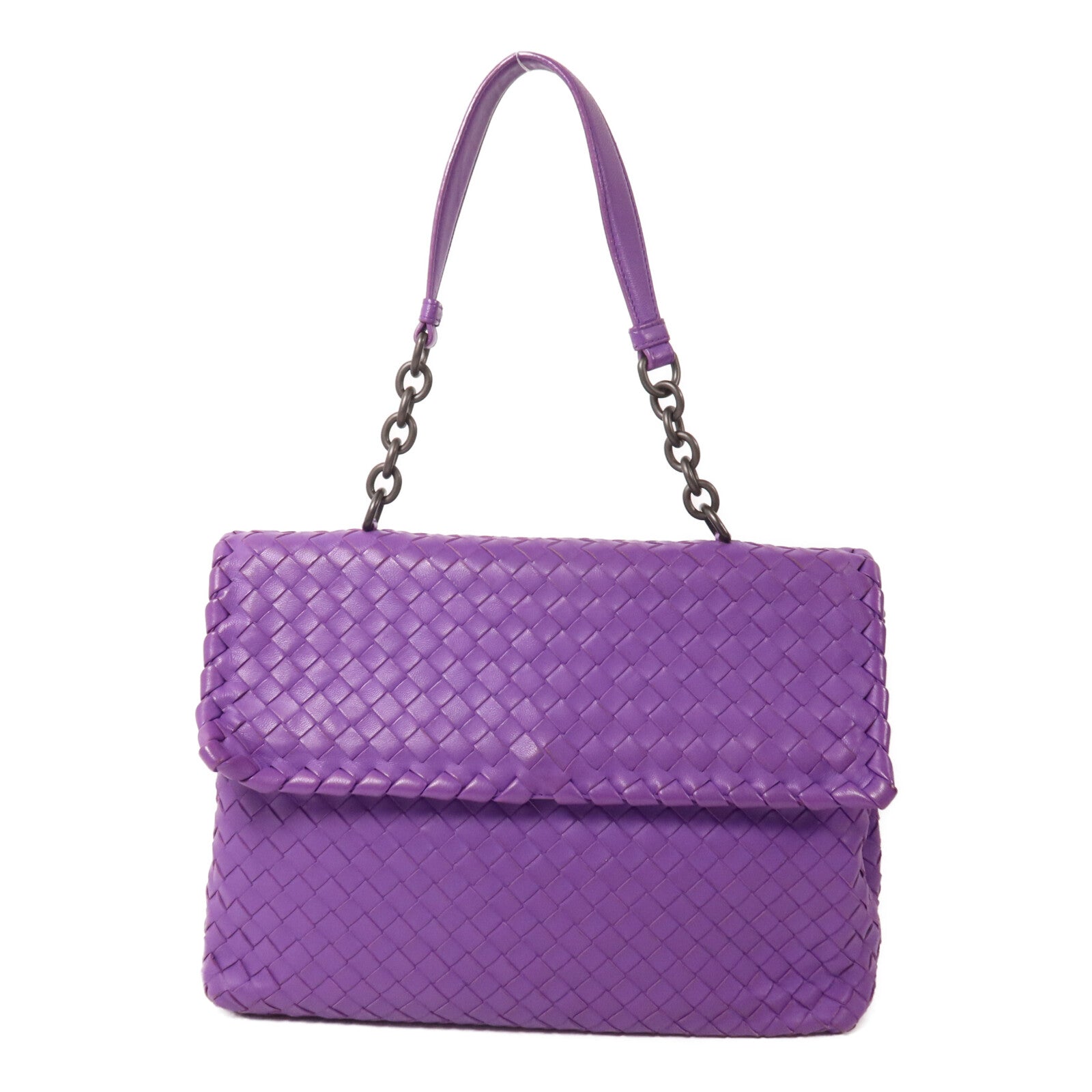 BOTTEGA VENETA 羊皮皮革Olimpia Bag鏈帶肩背袋