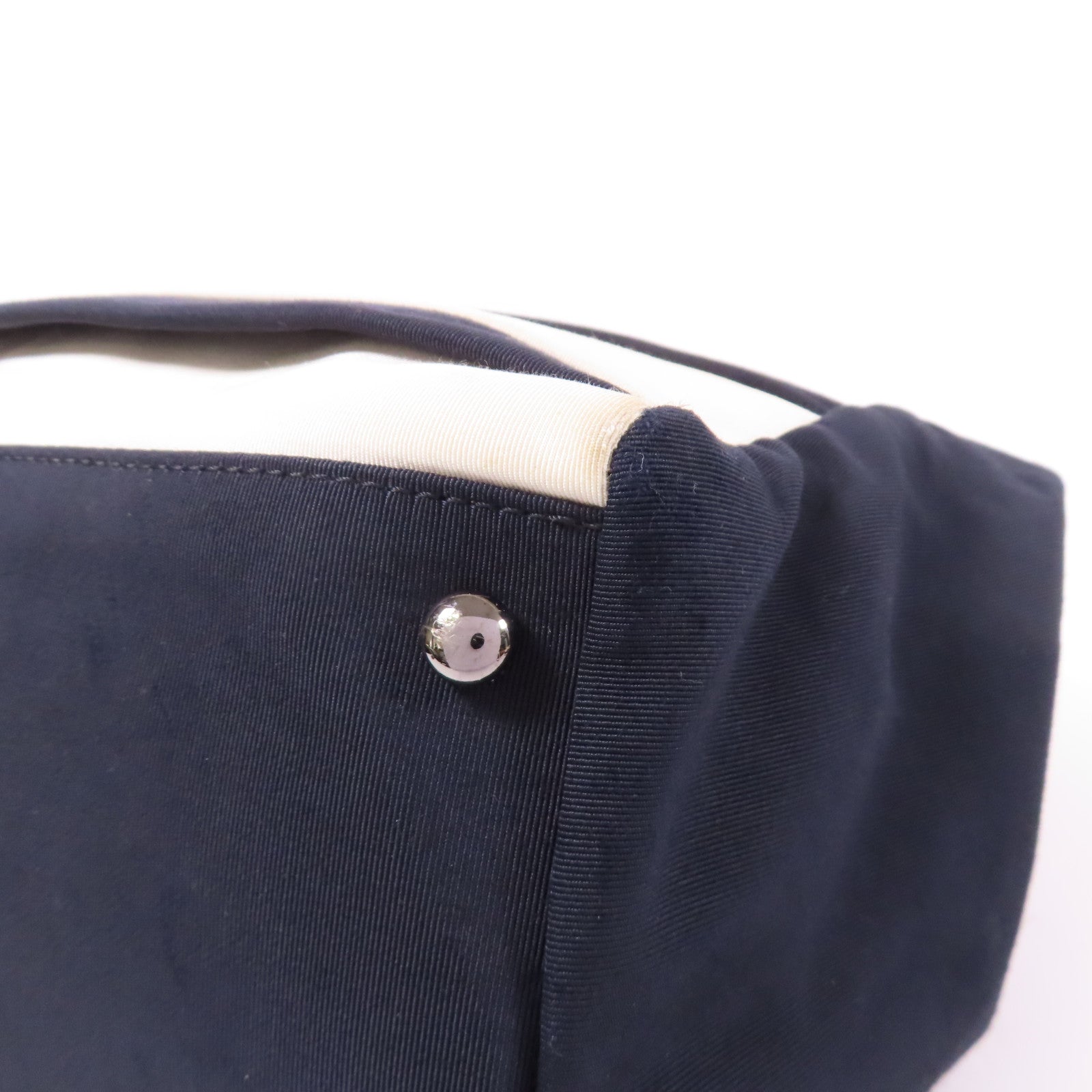 CHANEL 尼龍Chain Shoulder Tote銀扣肩背袋/手挽袋