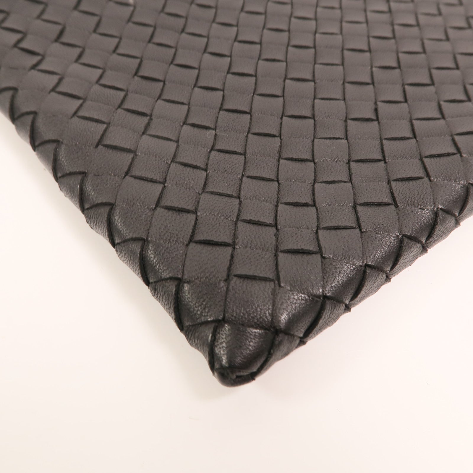 BOTTEGA VENETA 牛皮皮革Clutch銀扣手拿包
