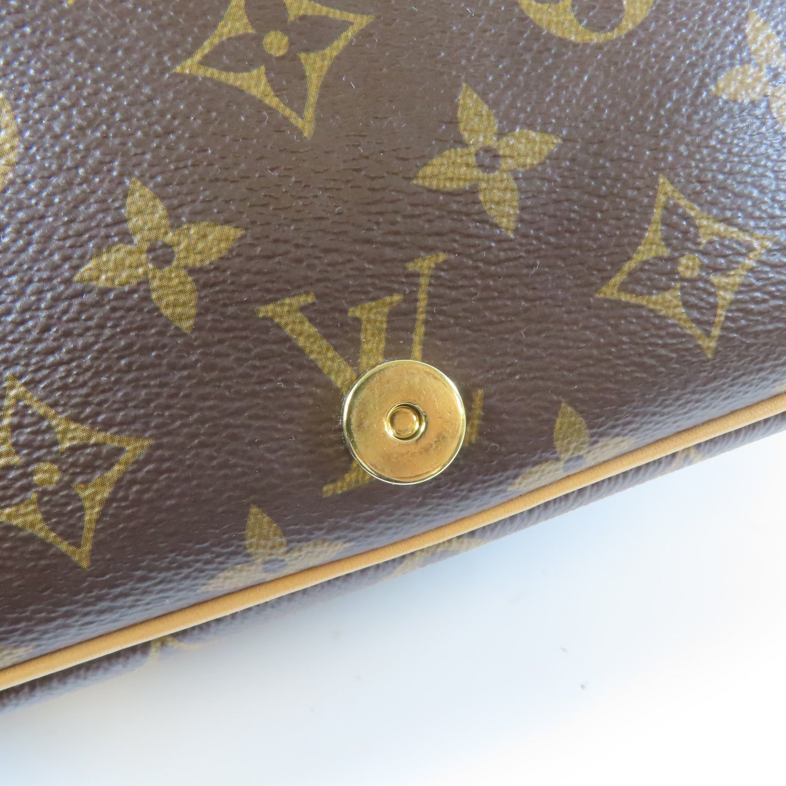 LOUIS VUITTON Monogram Diane金扣手挽肩背兩用袋啡色