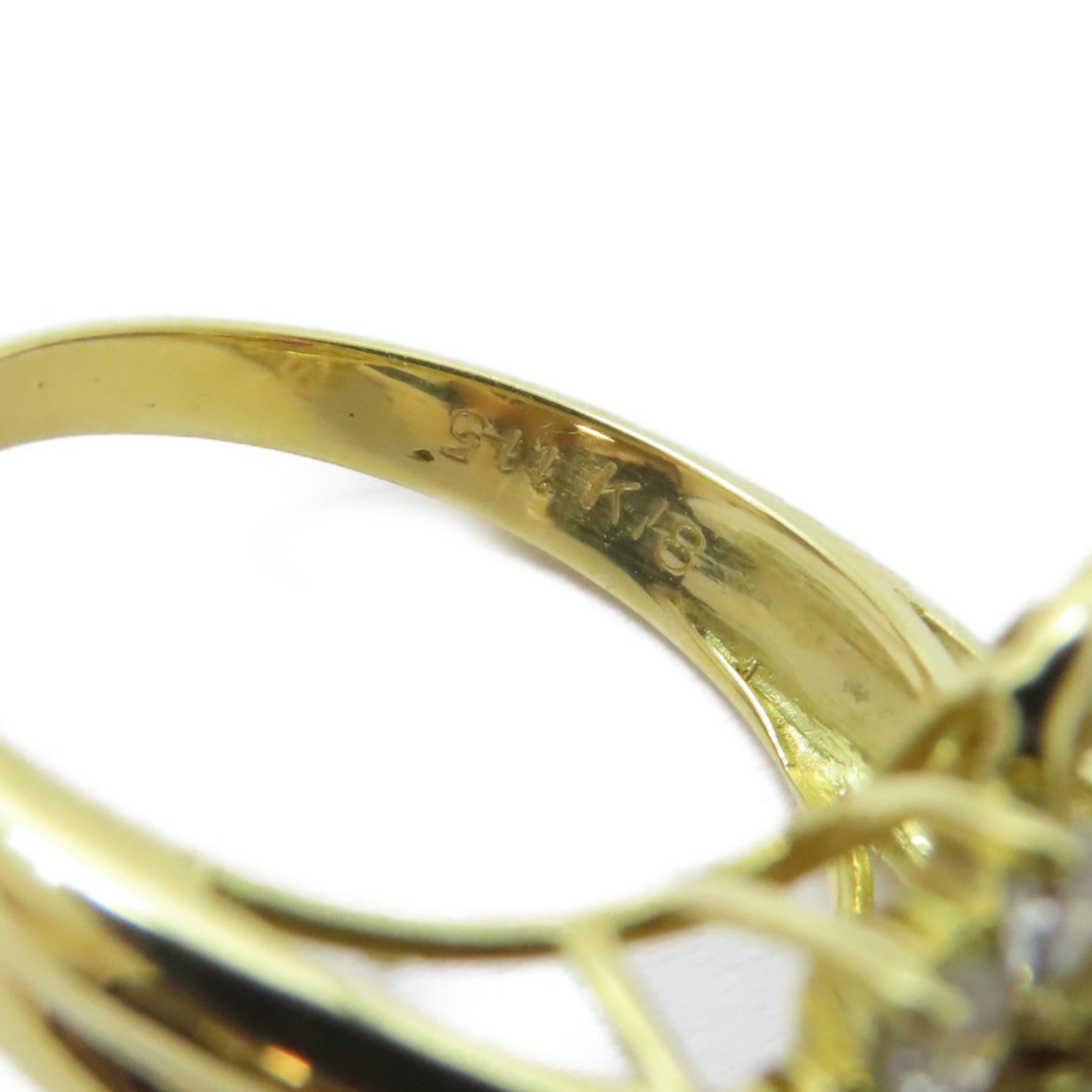 JEWELRY 18K黃金/1.15ct紅寶石/1.05ct鑽石Ruby Ring戒指US#6.25