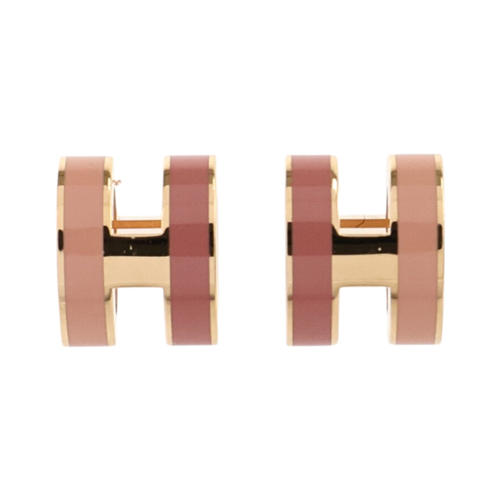 HERMES 金屬/琺瑯Mini Pop H Earrings耳環