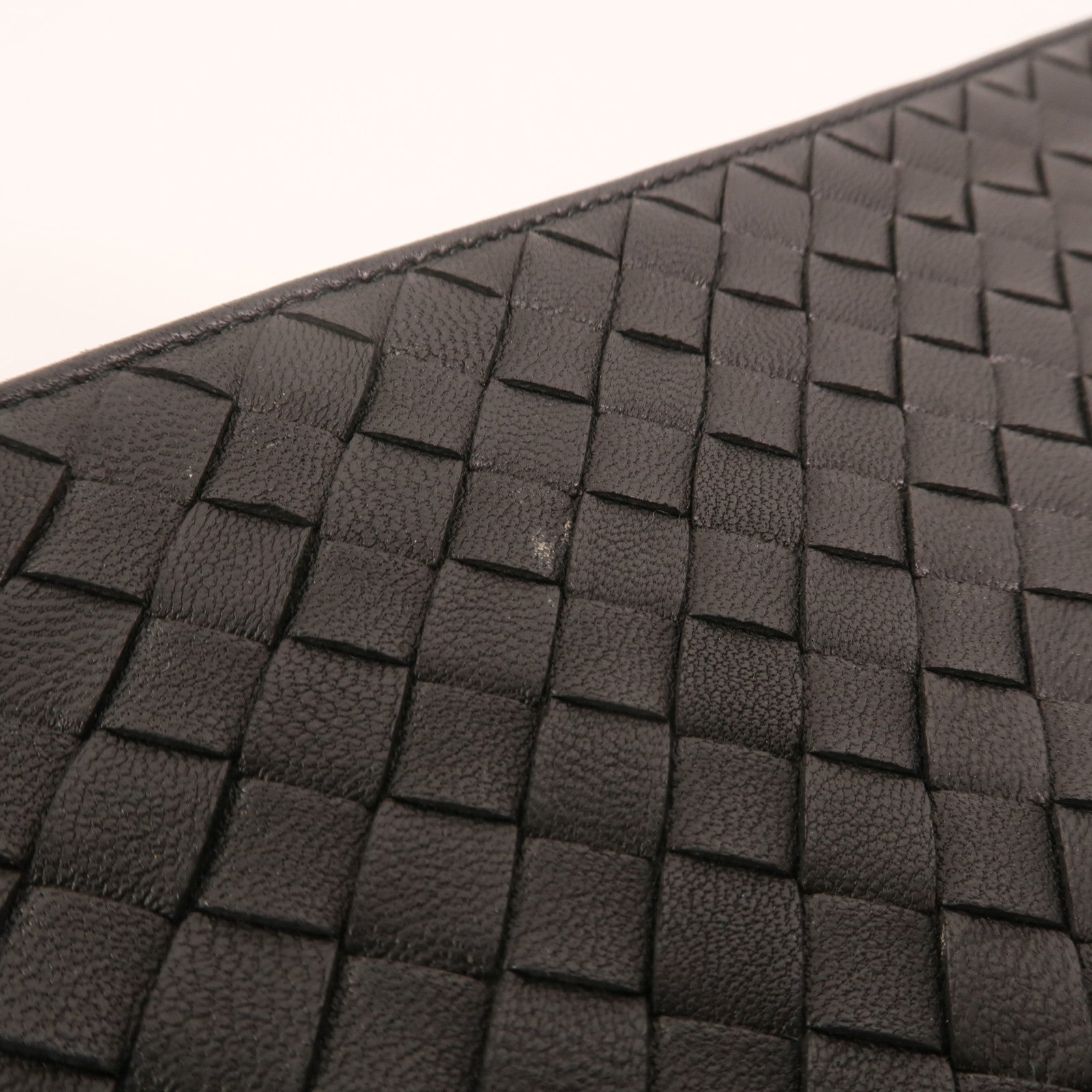 BOTTEGA VENETA 牛皮皮革Clutch銀扣手拿包