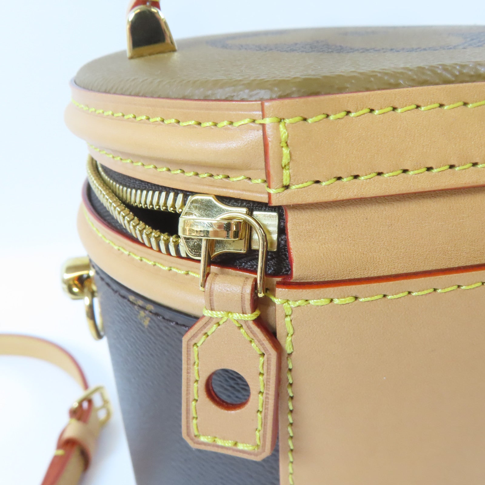 LOUIS VUITTON 【激減優惠】Monogram Giant Cannes金扣手挽肩背兩用袋啡色
