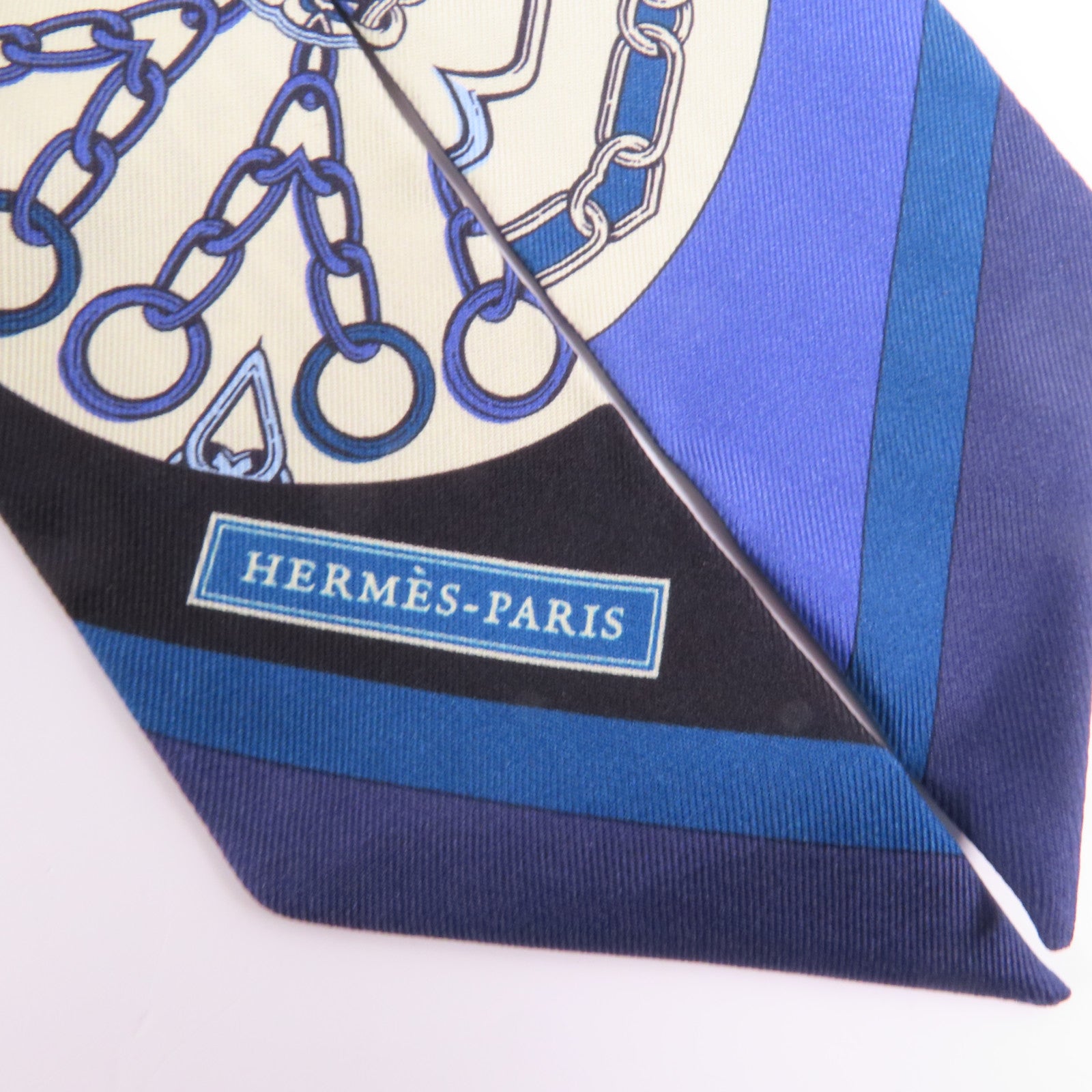 HERMES 絲質Twilly絲巾