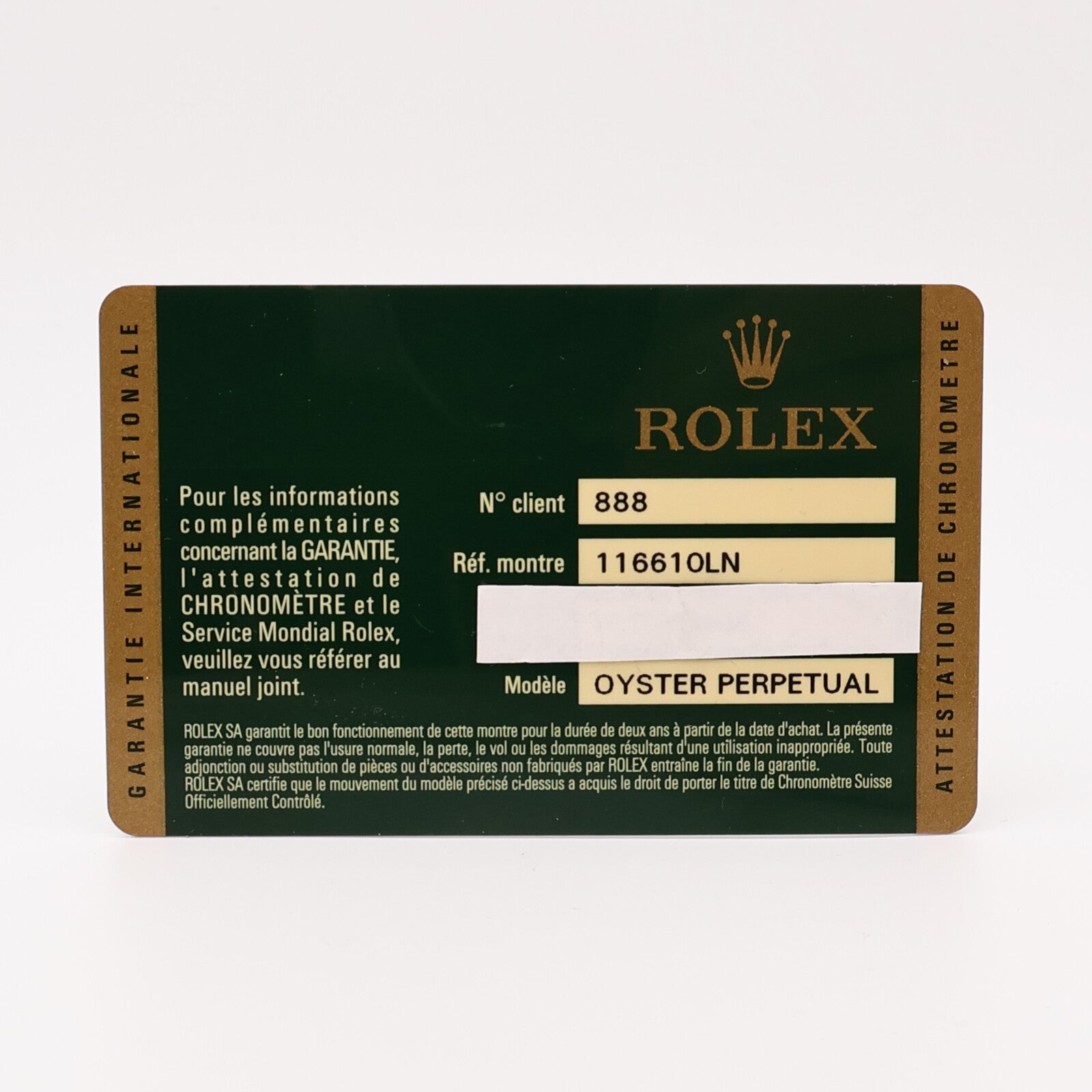 ROLEX Submariner Date 116610LN