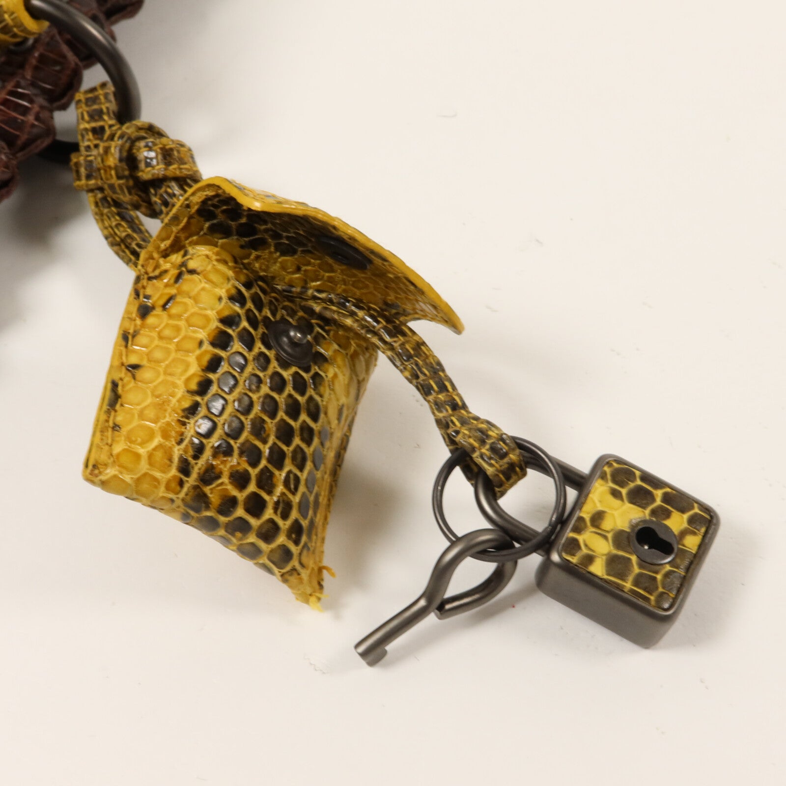 BOTTEGA VENETA 鱷魚皮革/蜥蝪皮革Prezioso肩背袋