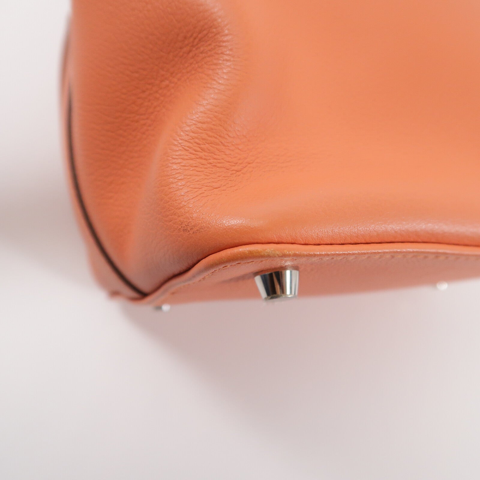 HERMES Evercolor皮革Toolbox 20手挽肩背兩用袋Crevette