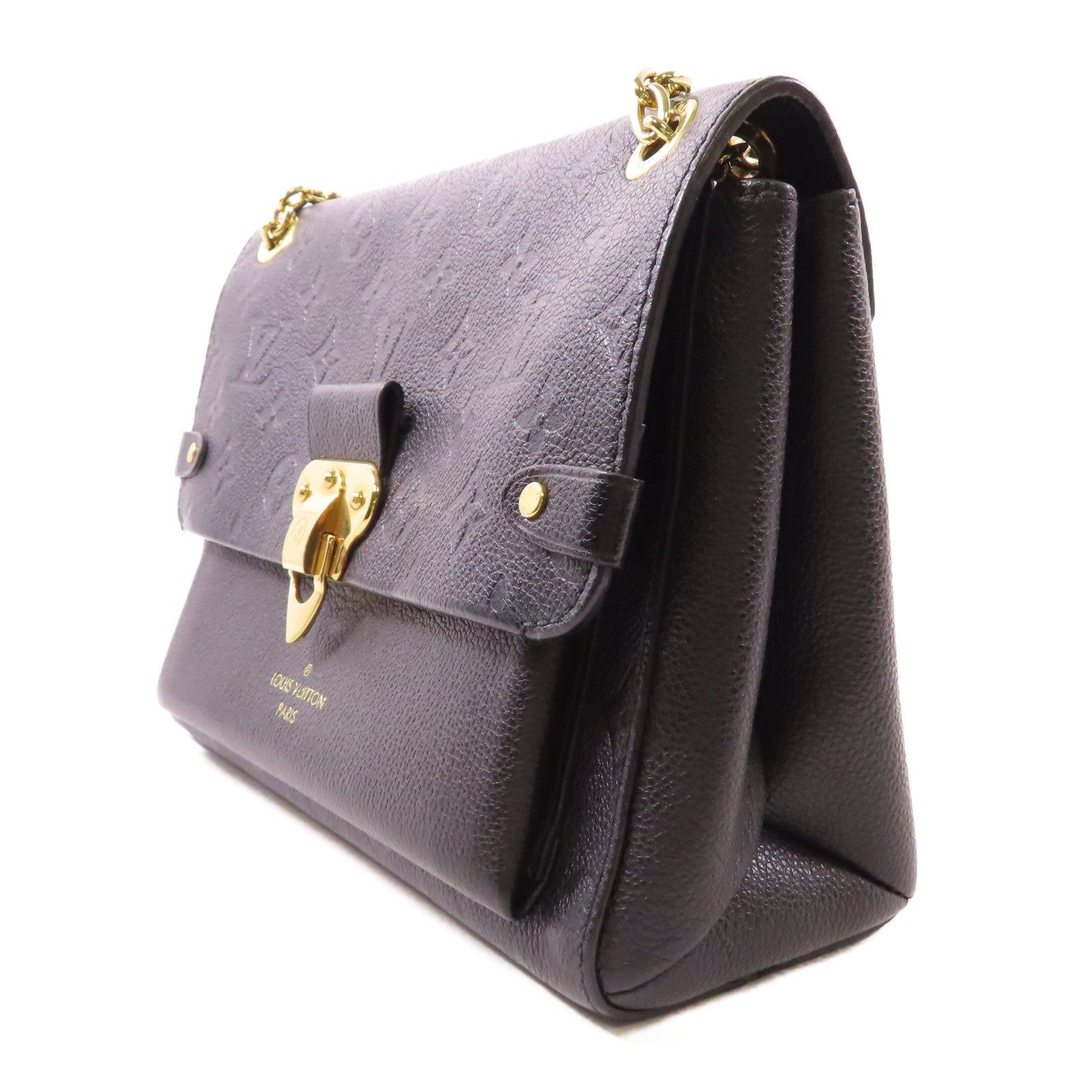 LOUIS VUITTON LV GHW Vavin PM Shoulder Bag M44151 Monogram Empreinte Black