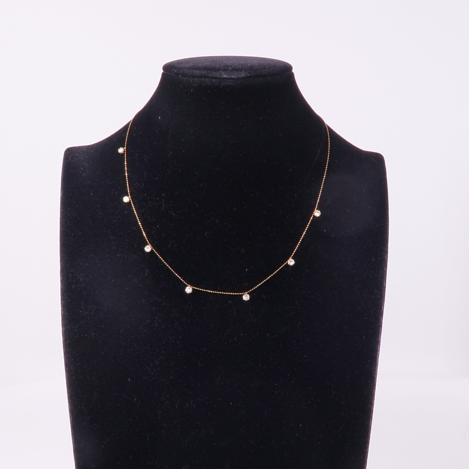 JEWELRY 18K黃金Diamond Necklace鑽石項鍊