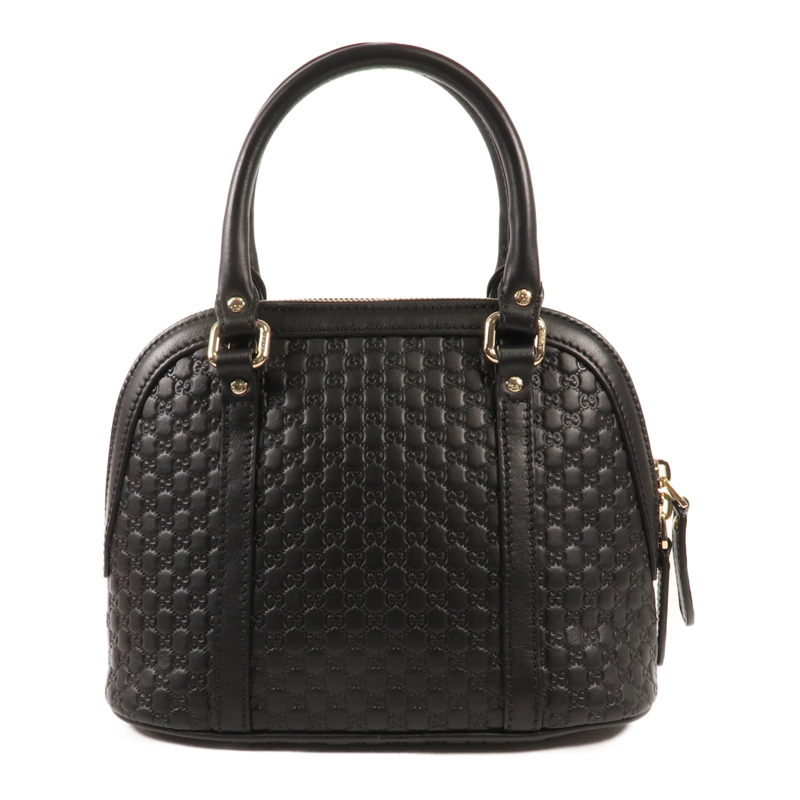 GUCCI 牛皮皮革2 Way Shoulder銀扣手挽肩背兩用袋