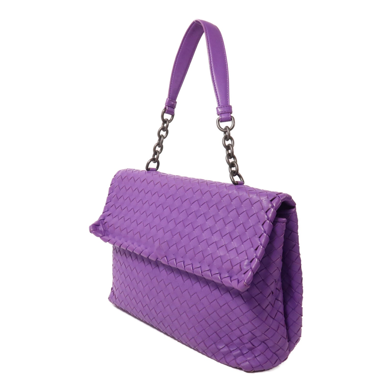 BOTTEGA VENETA 羊皮皮革Olimpia Bag鏈帶肩背袋