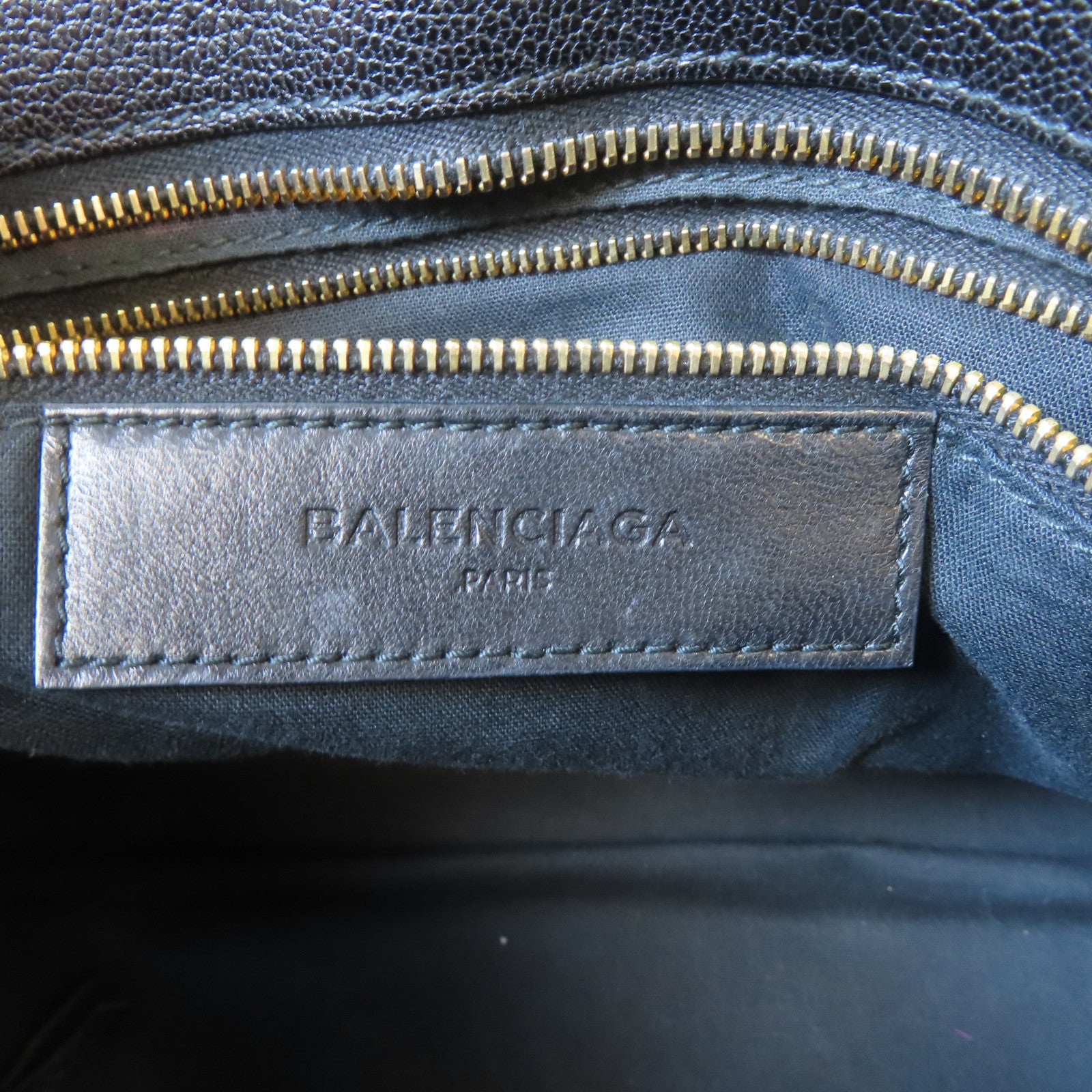 BALENCIAGA 【激減優惠】牛皮皮革Metallic Edge Part Time金扣手挽肩背兩用袋黑色