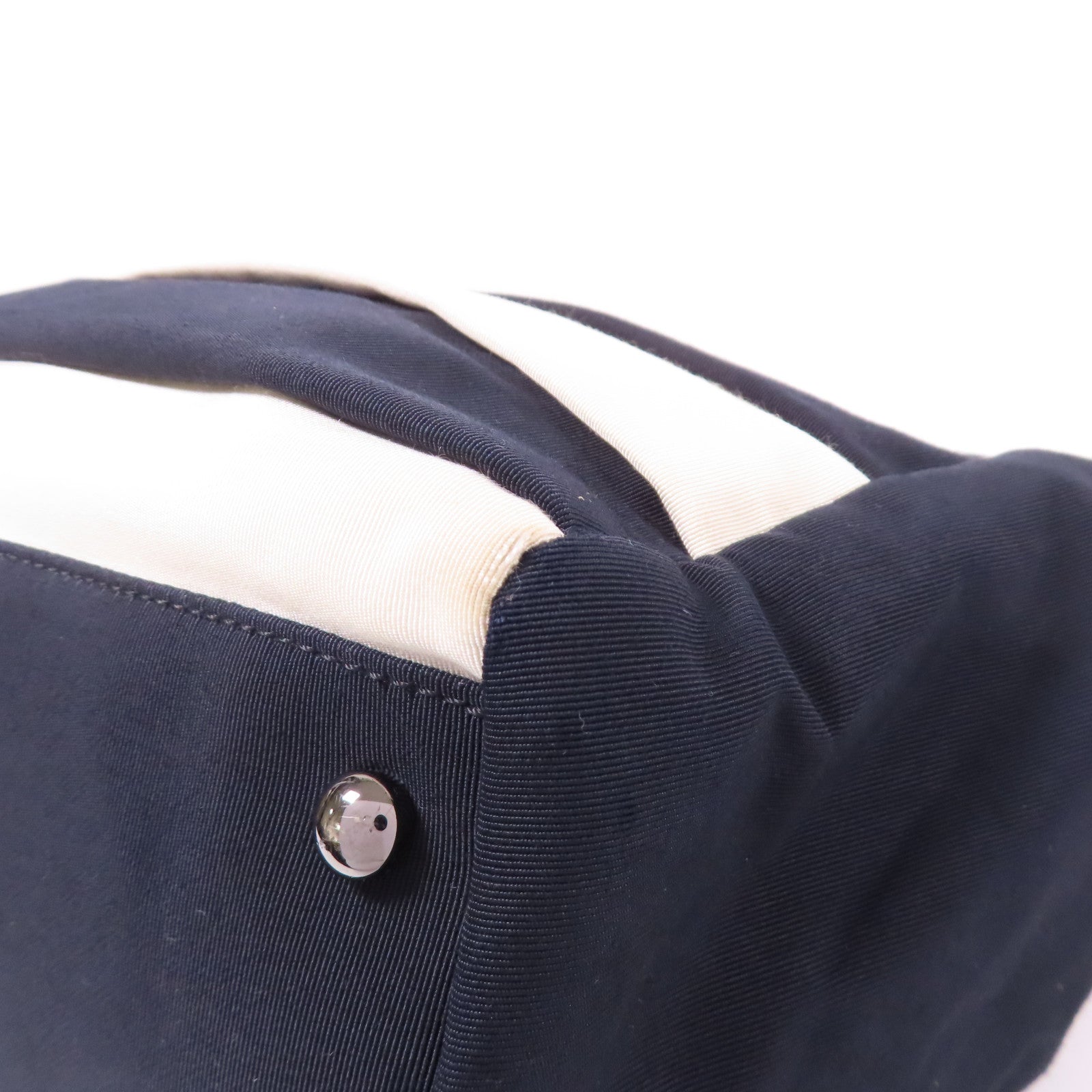 CHANEL 尼龍Chain Shoulder Tote銀扣肩背袋/手挽袋