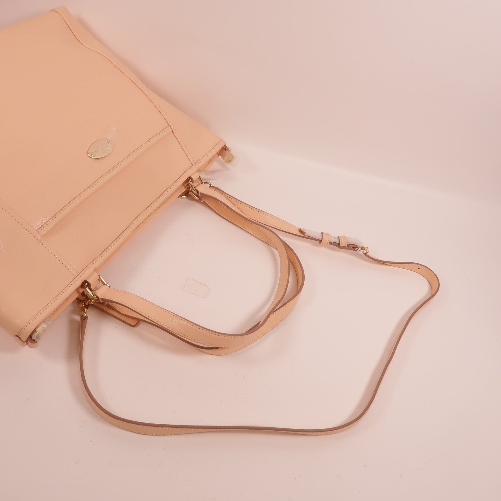 COACH 牛皮皮革2 Way Shoulder手挽肩背兩用袋