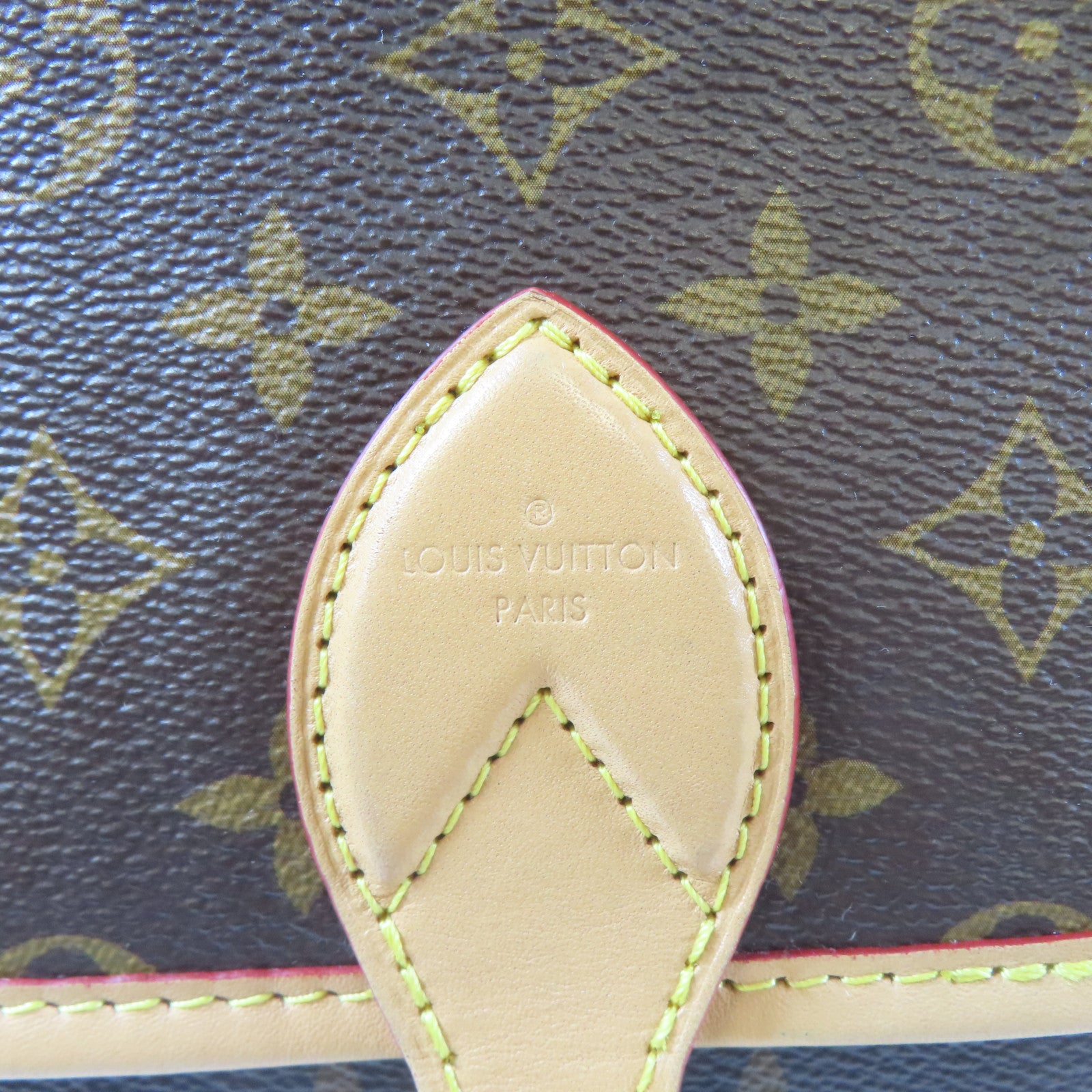 LOUIS VUITTON Monogram Diane金扣手挽肩背兩用袋啡色