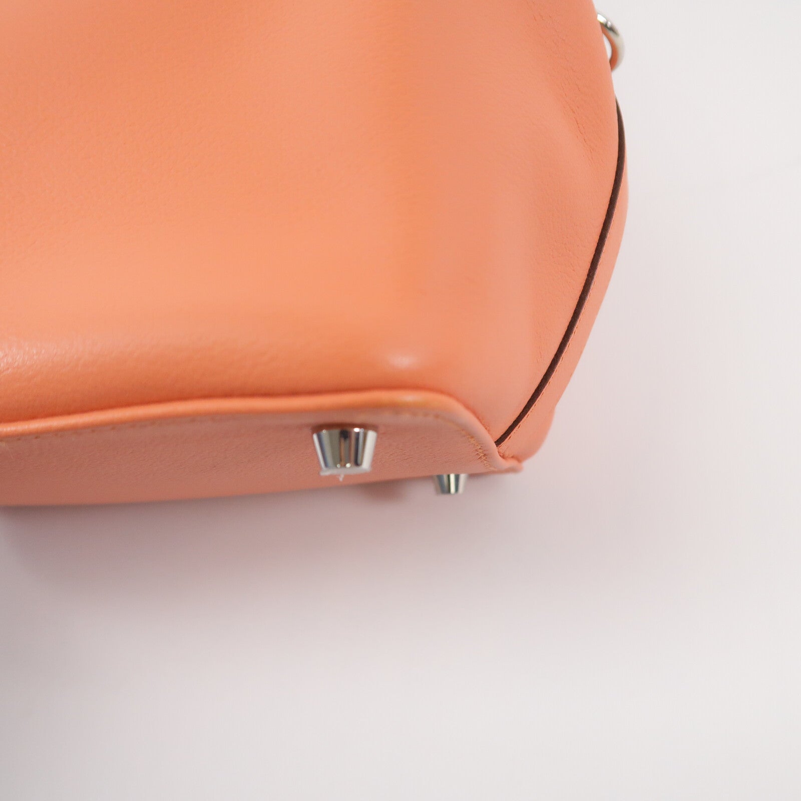 HERMES Evercolor皮革Toolbox 20手挽肩背兩用袋Crevette