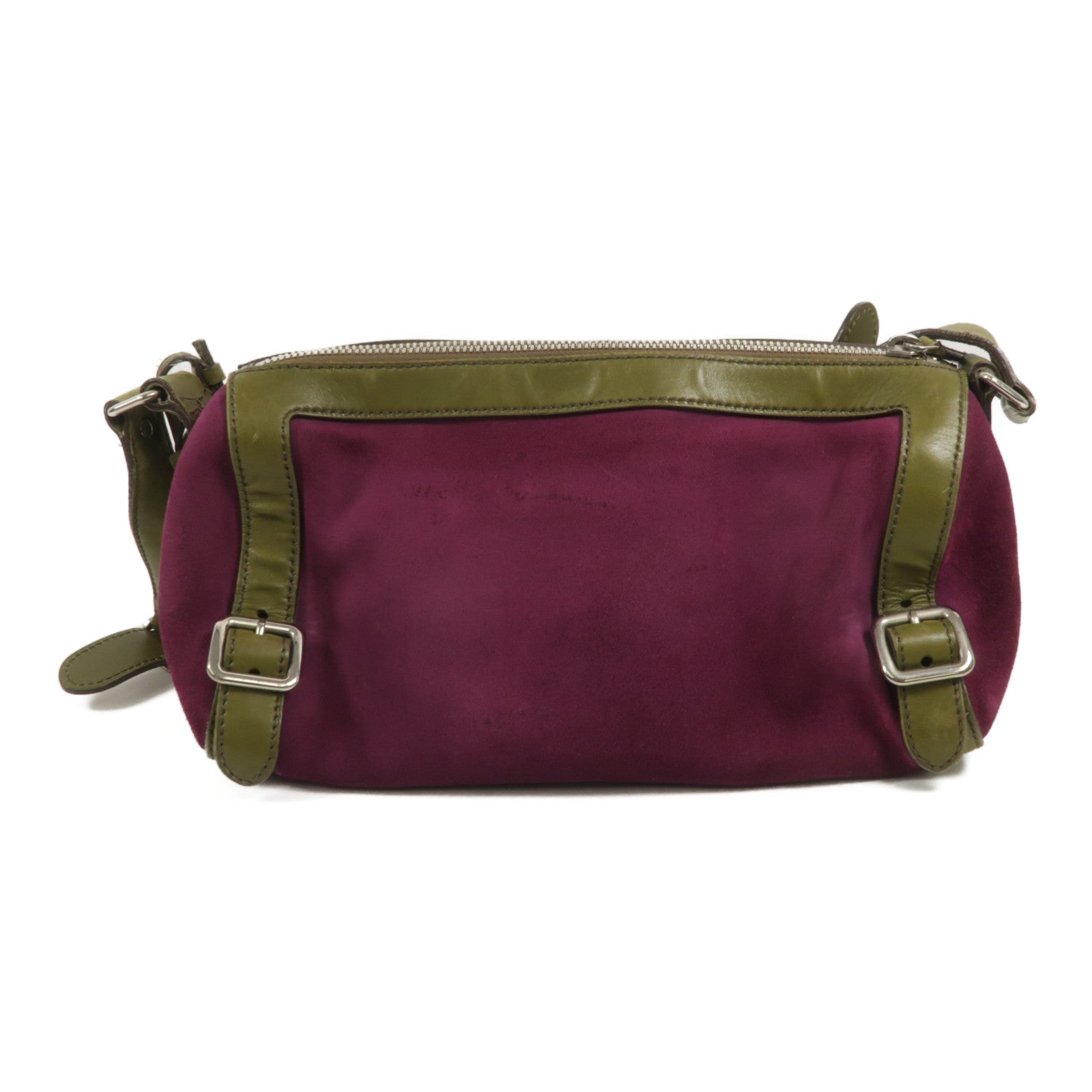 PRADA 麂皮皮革Shoulder Bag肩背袋
