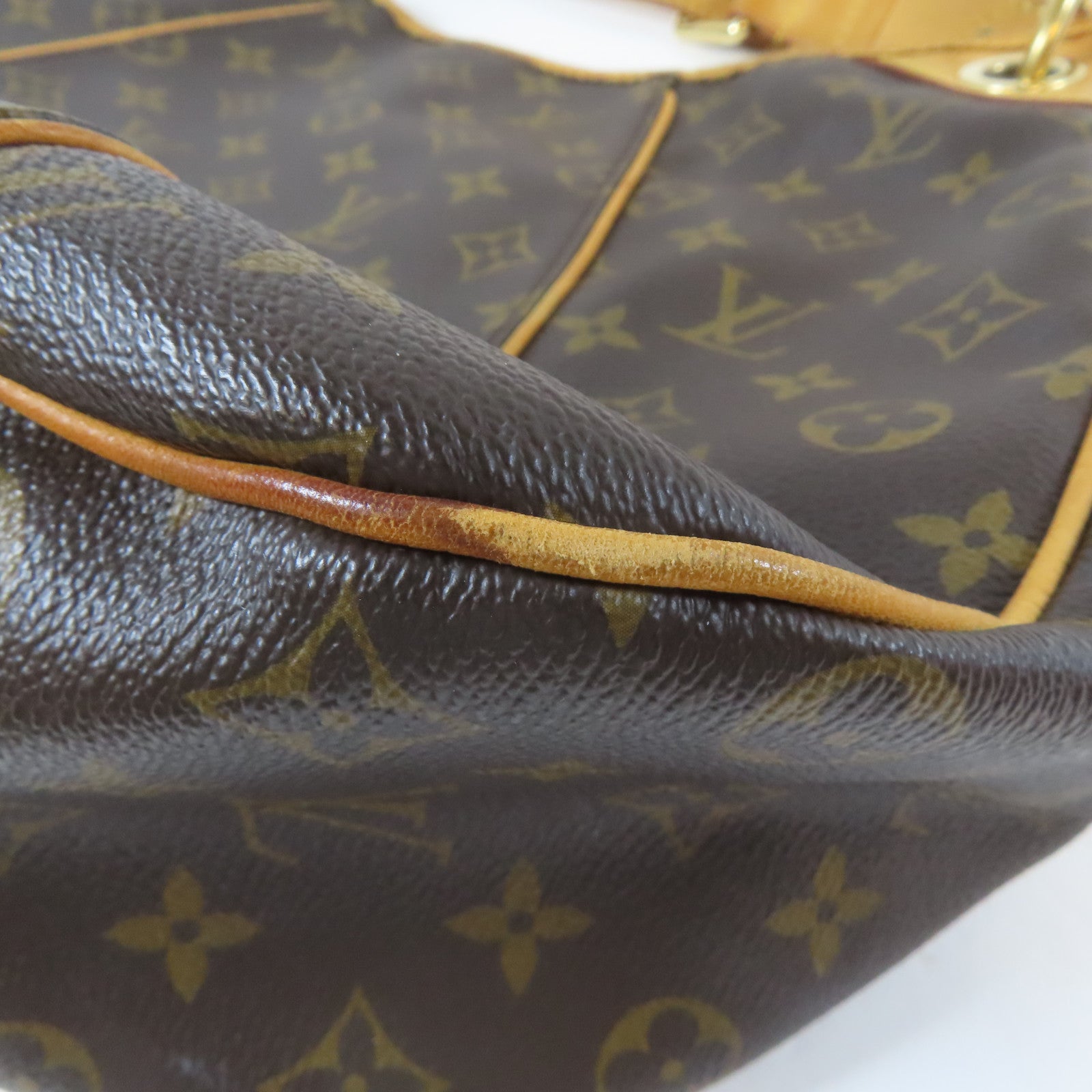 LOUIS VUITTON 【激減優惠】Monogram Galliera PM金扣肩背袋棕色