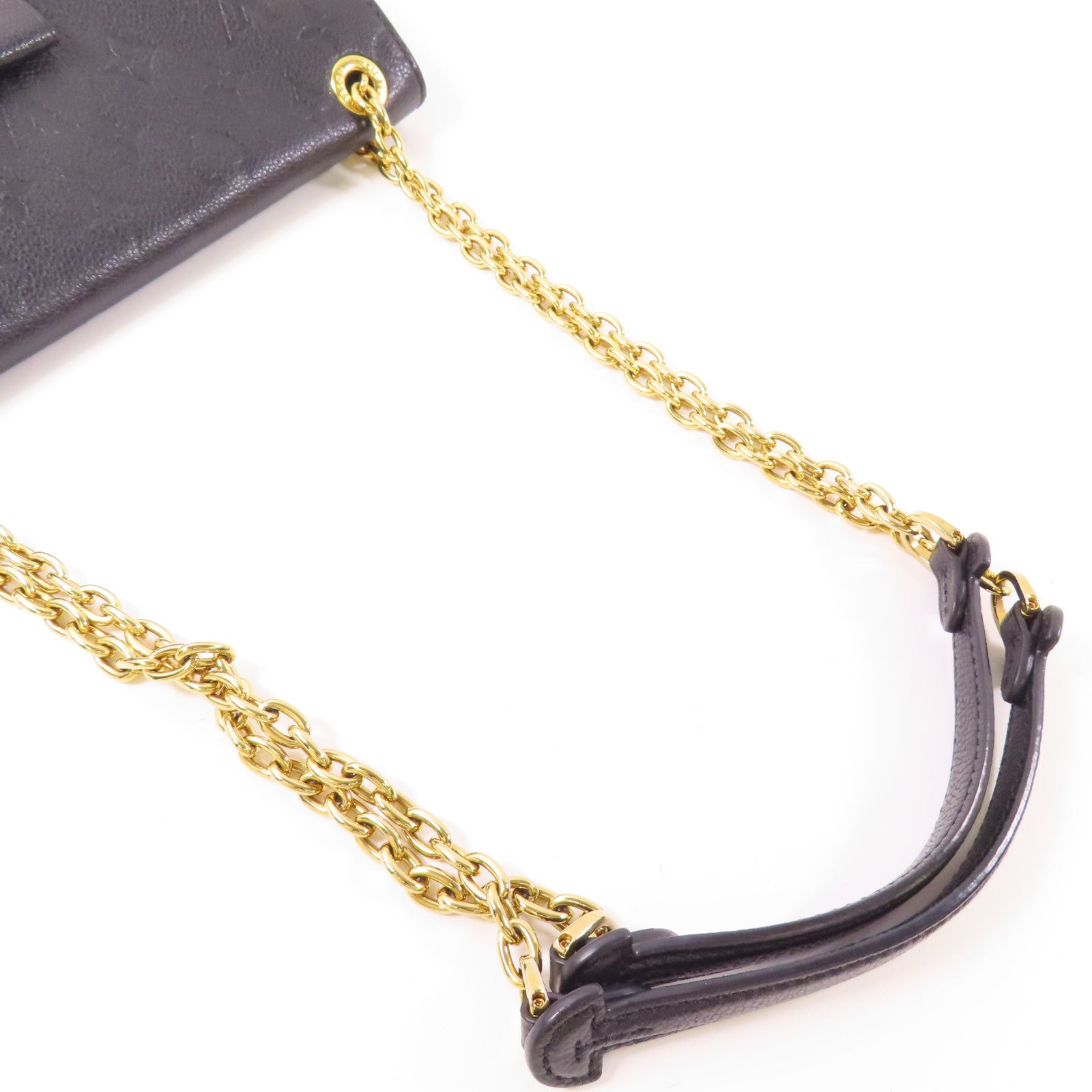 LOUIS VUITTON LV GHW Vavin PM Shoulder Bag M44151 Monogram Empreinte Black