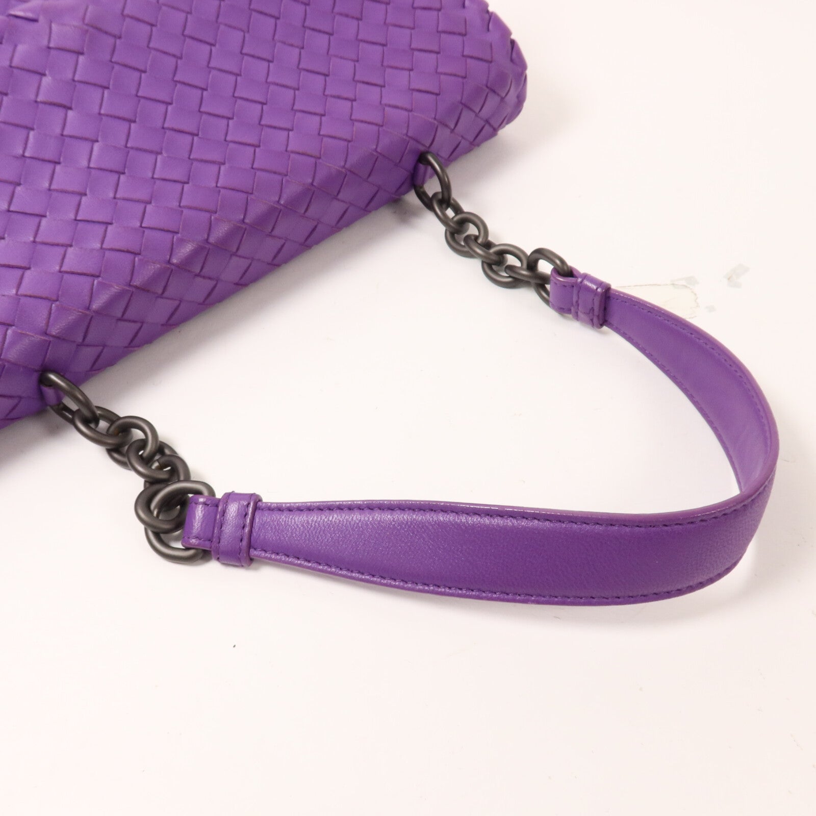 BOTTEGA VENETA 羊皮皮革Olimpia Bag鏈帶肩背袋