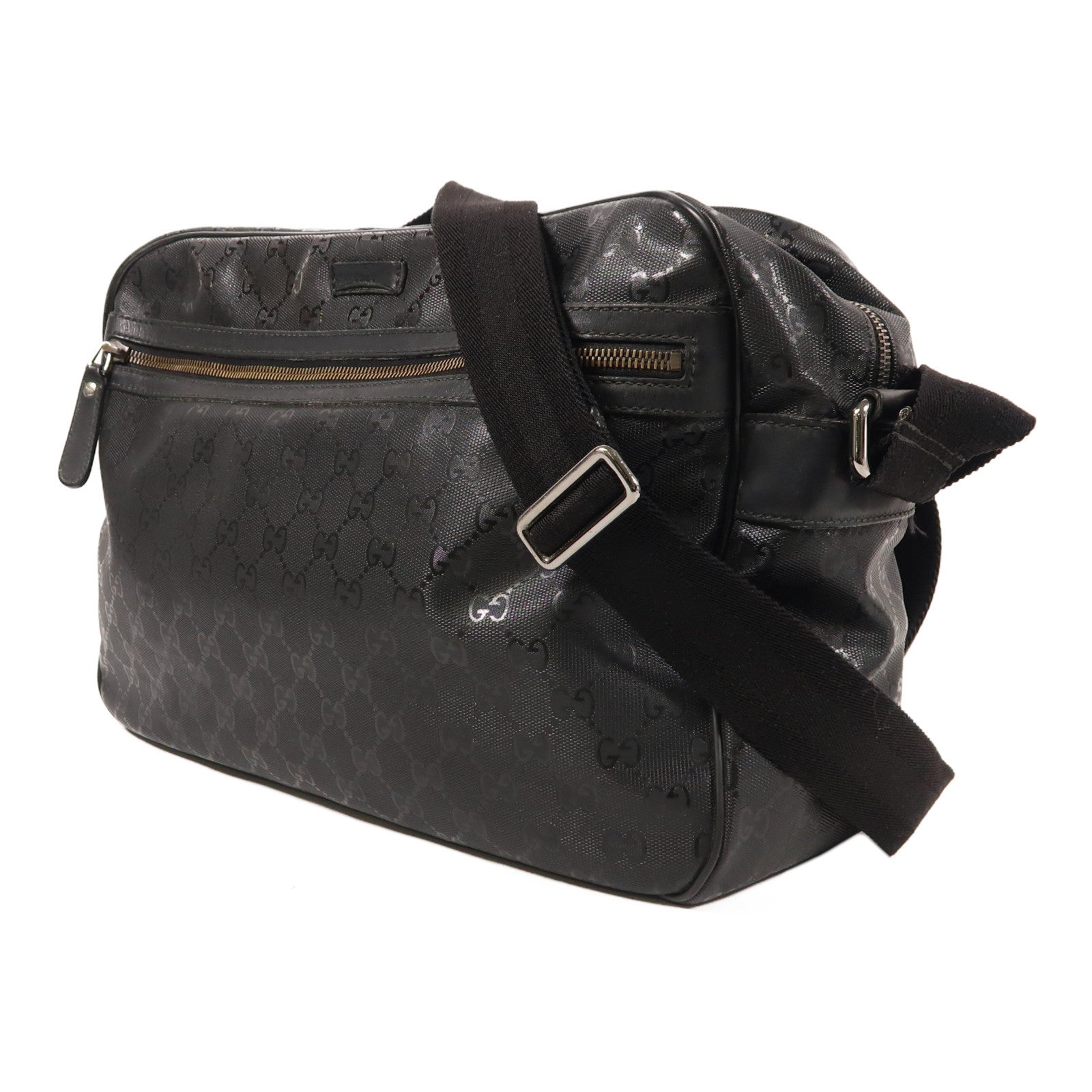 GUCCI 塗層帆布Shoulder Bag肩背袋