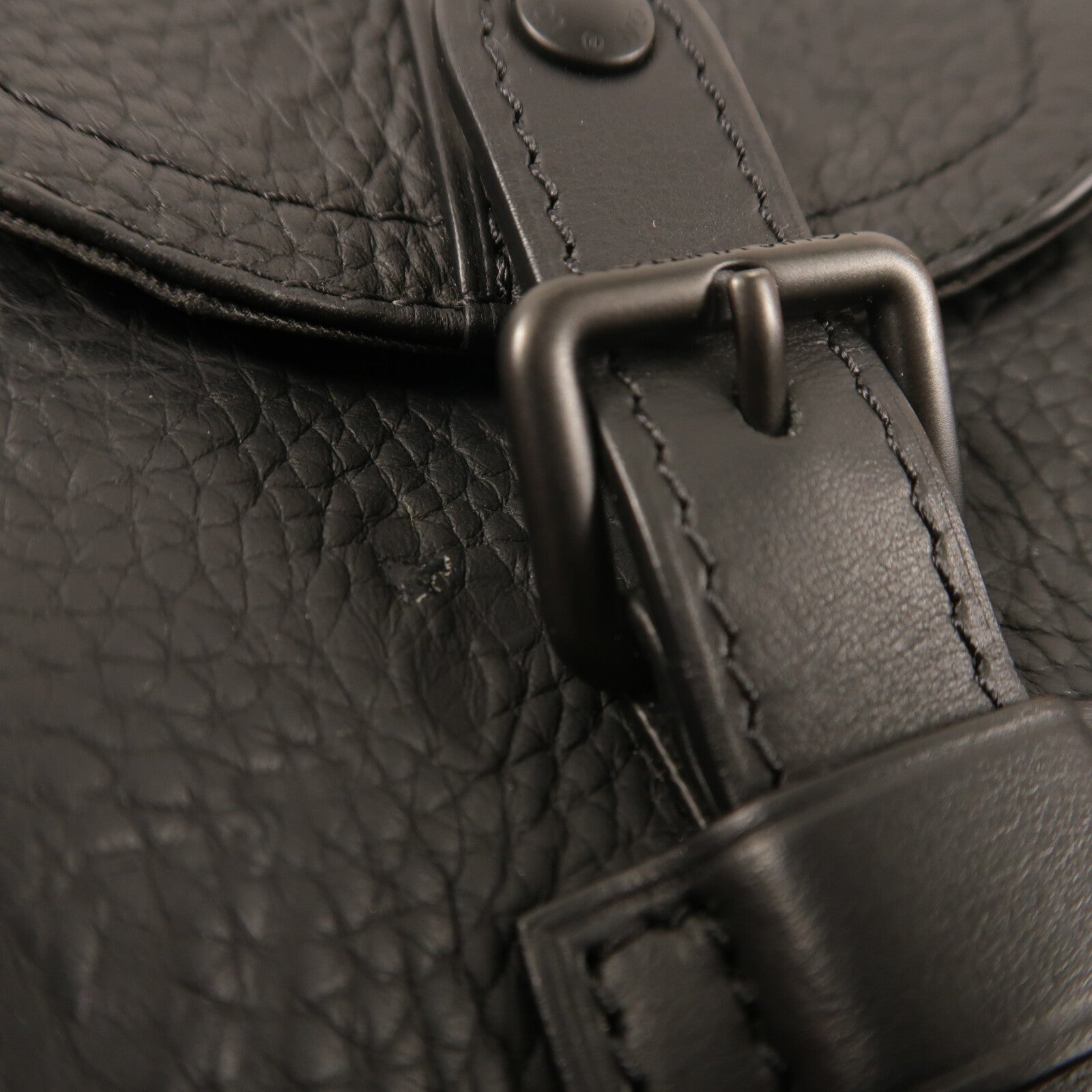 LOUIS VUITTON Monogram Taurillon Nano Christopher手挽肩背兩用袋