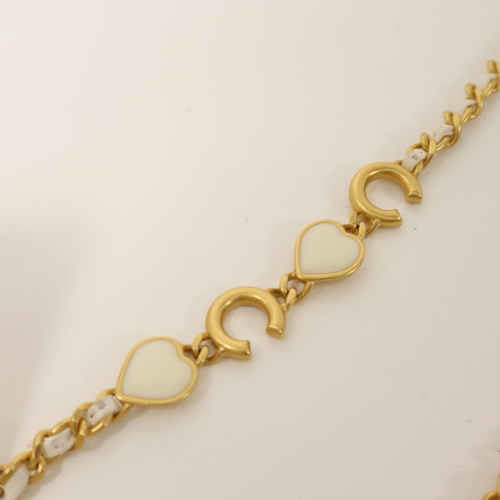 CHANEL 羊皮皮革Chain Shoulder金扣鏈帶肩背袋