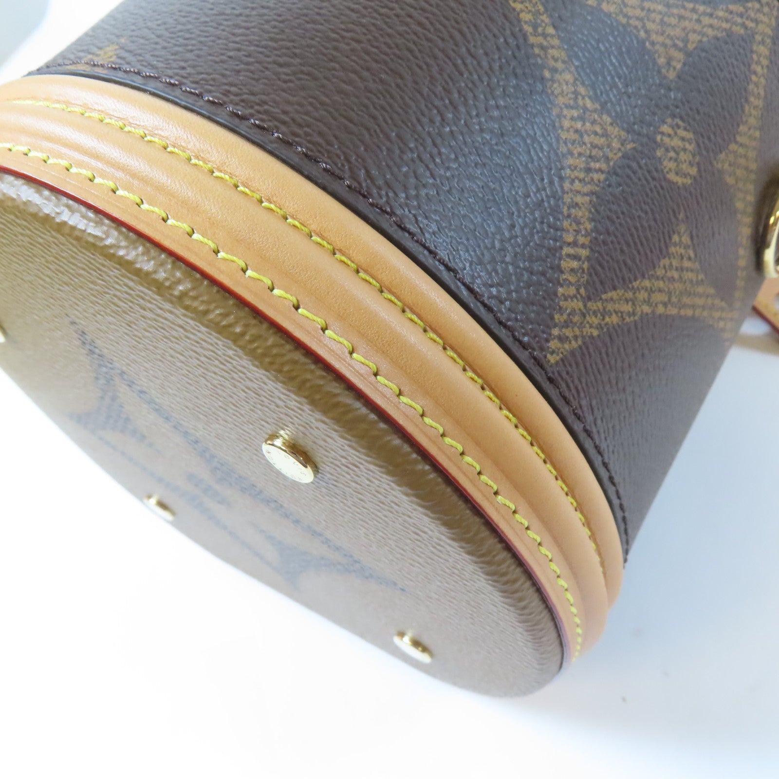LOUIS VUITTON 【激減優惠】Monogram Giant Cannes金扣手挽肩背兩用袋啡色
