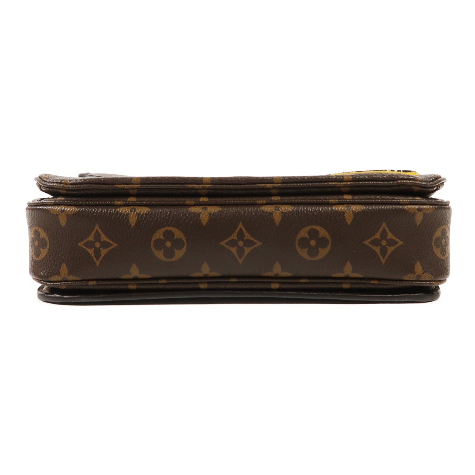 LOUIS VUITTON 【激減優惠】Monogram Patches Pochette Metis金扣手挽肩背兩用袋棕色